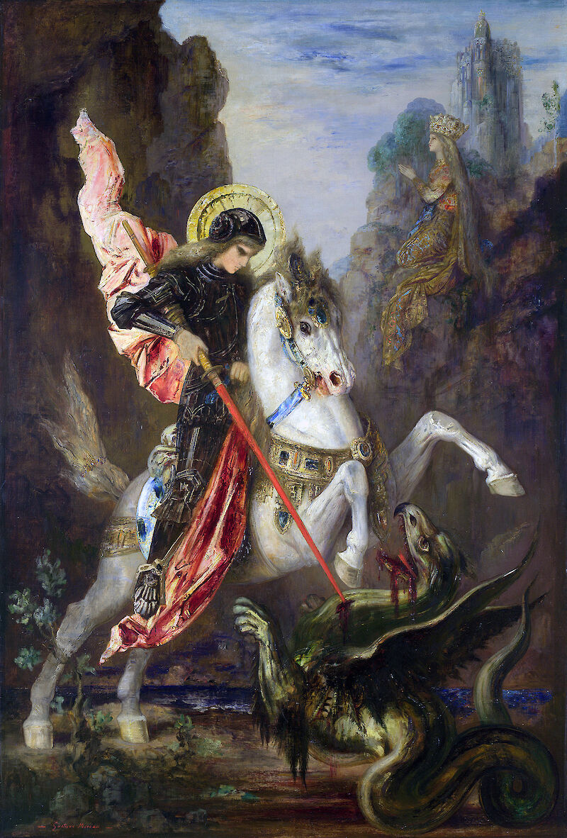 Saint George and the Dragon scale comparison