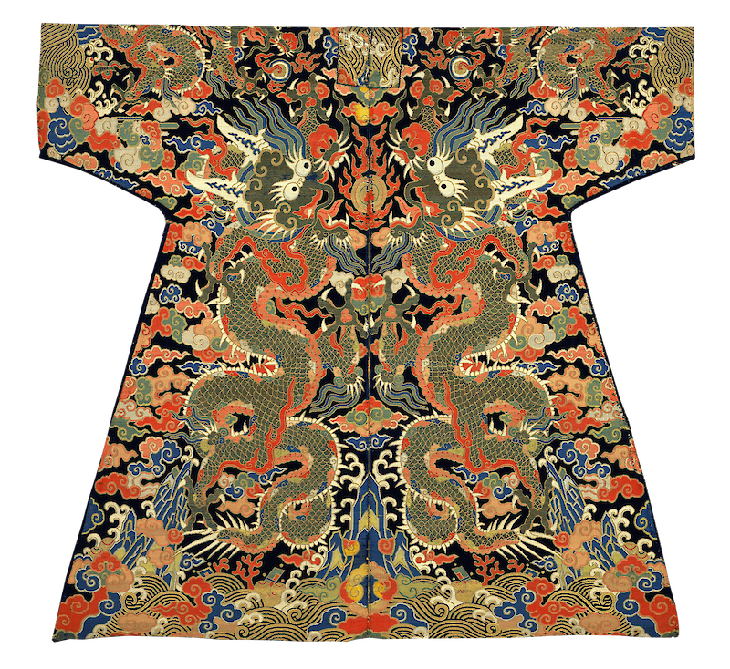 Velvet Textile for a Dragon Robe scale comparison