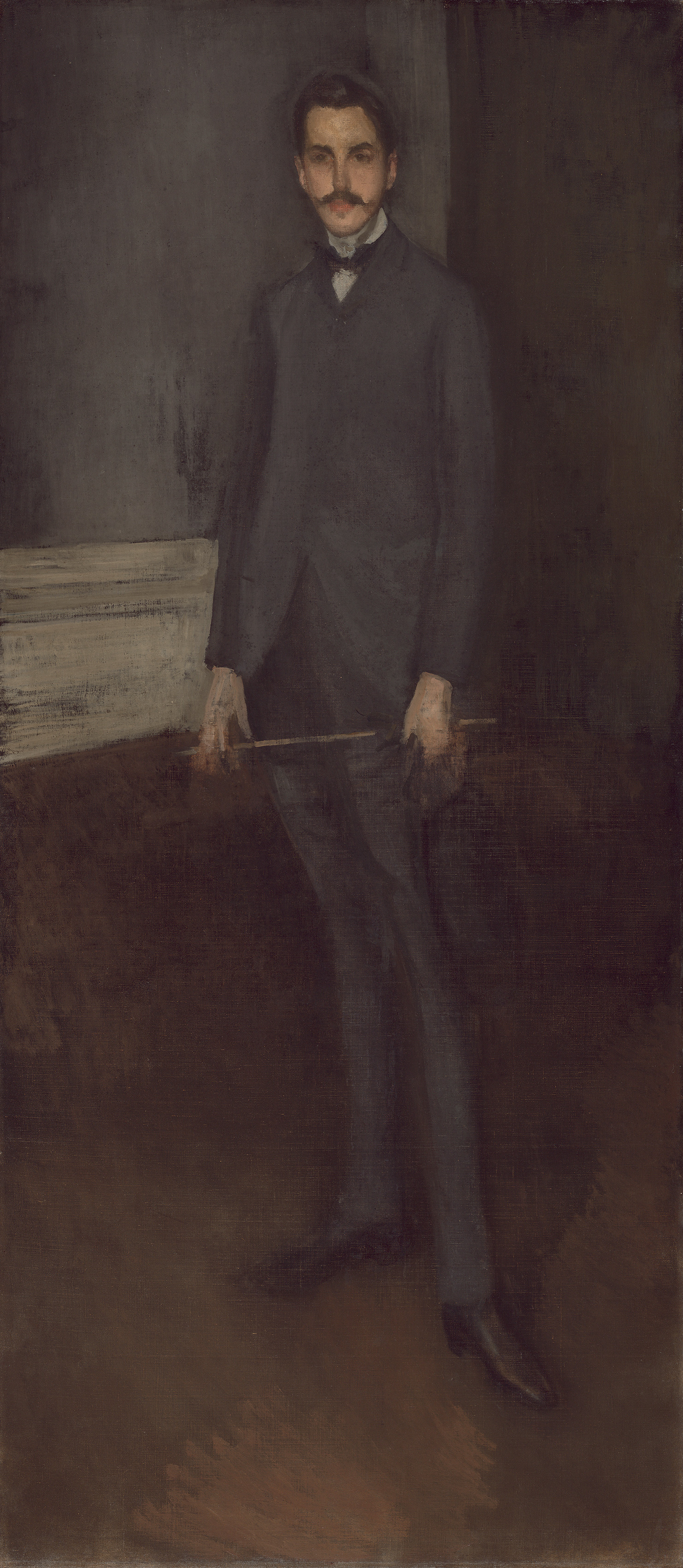 Portrait of George W. Vanderbilt, zoomed in
