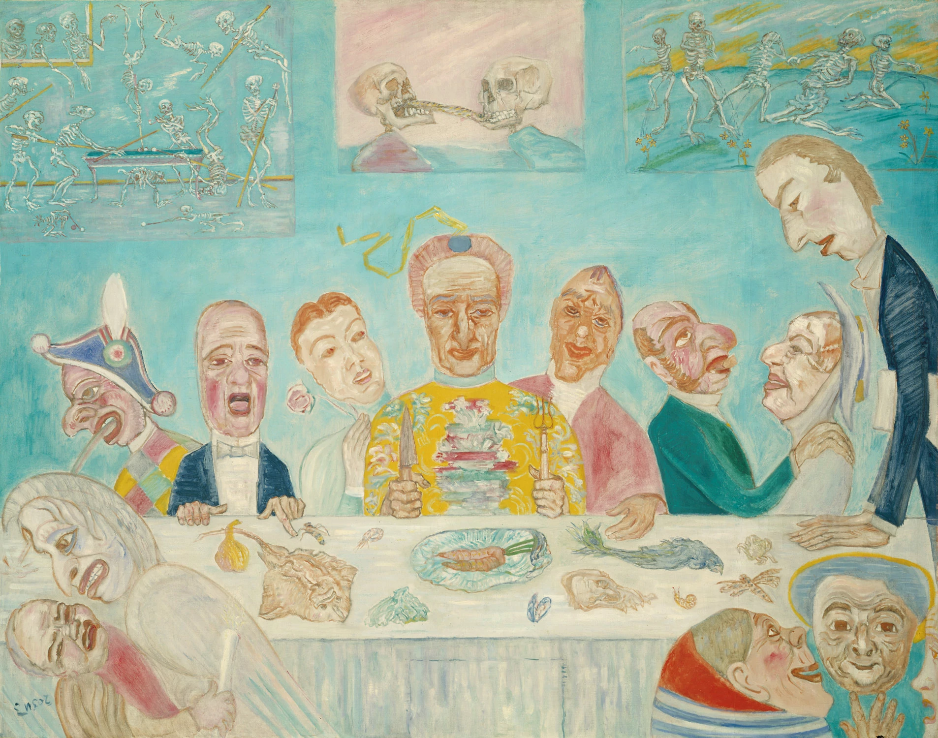 Comical Repast (Banquet of the Starved), James Ensor