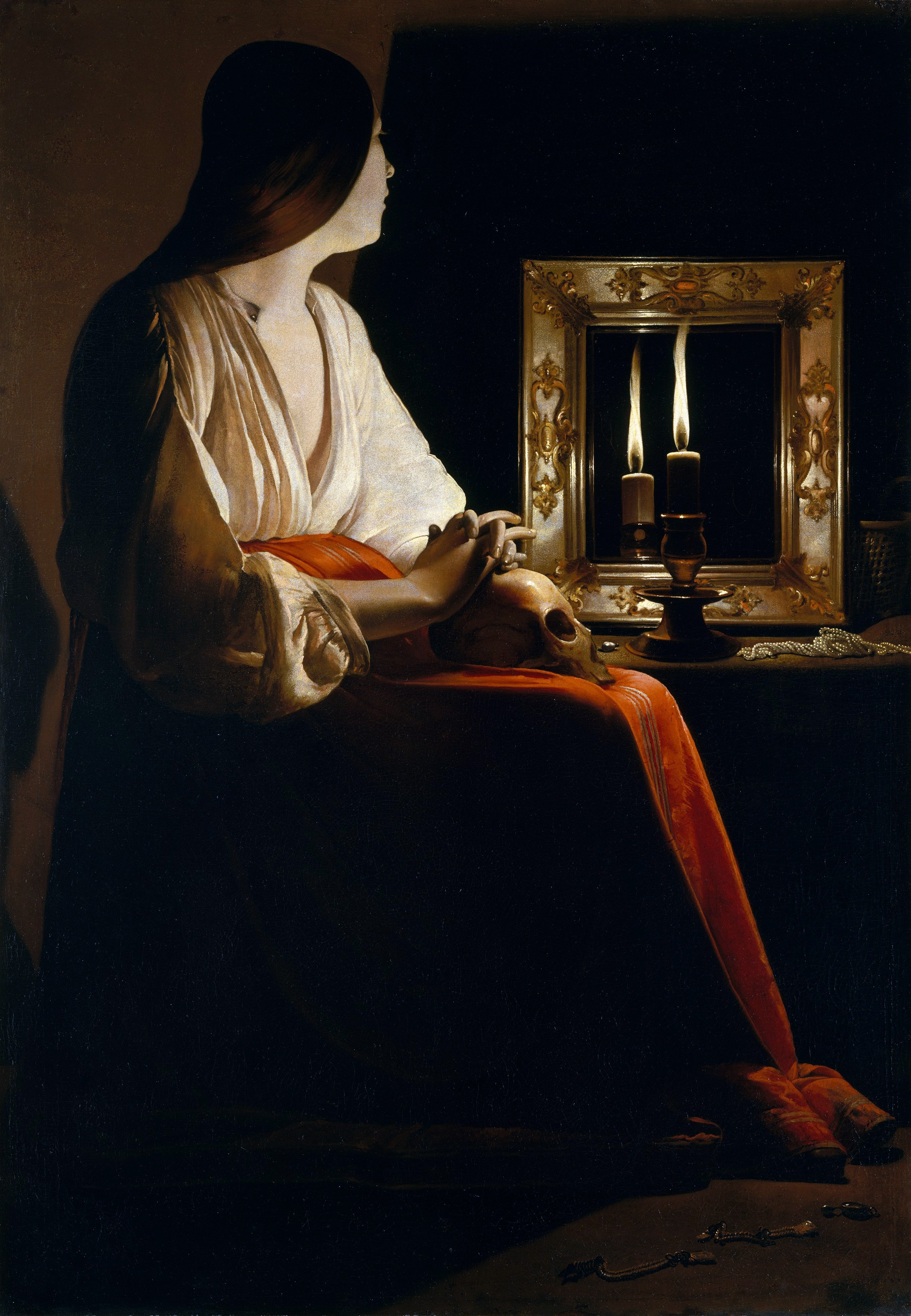 georges de la tour the penitent magdalen