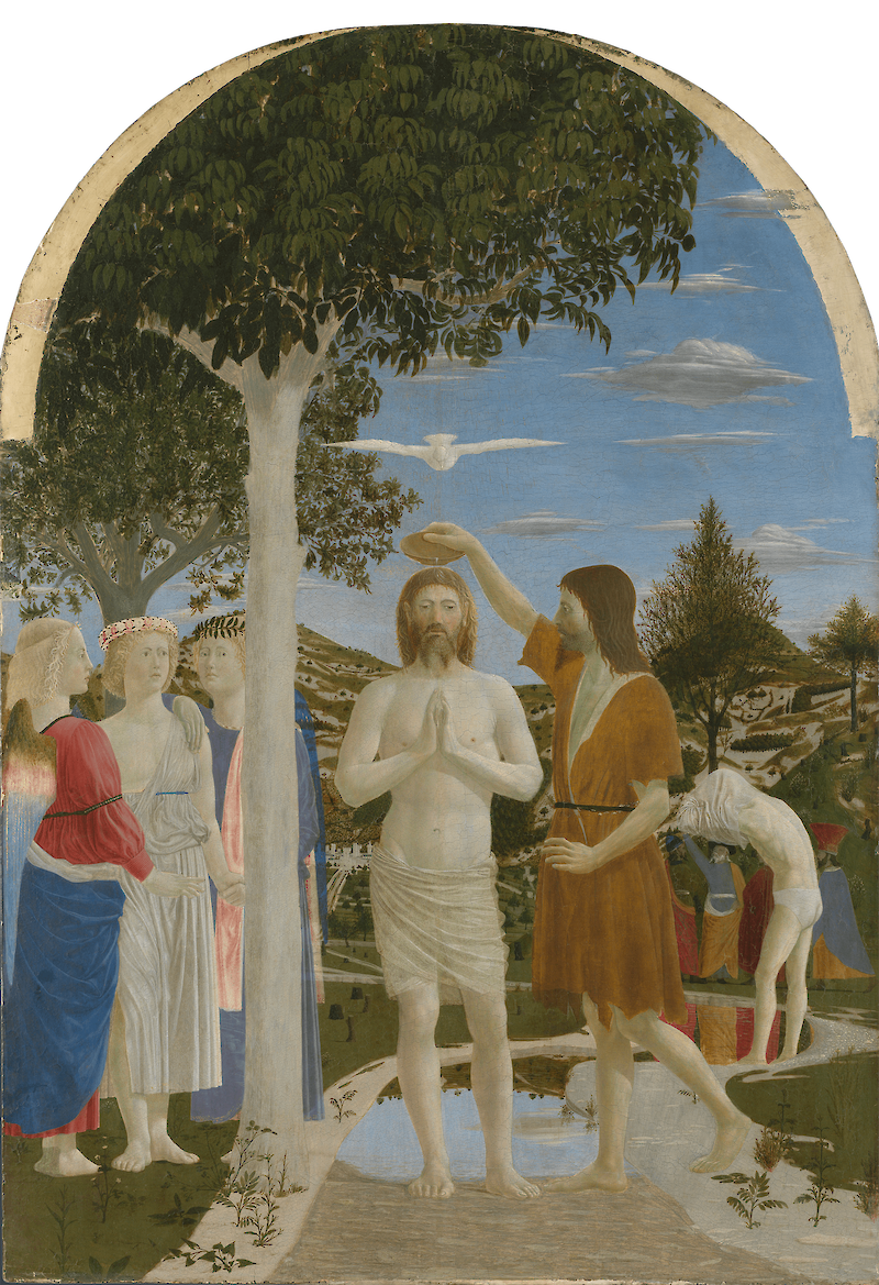 The Baptism of Christ scale comparison