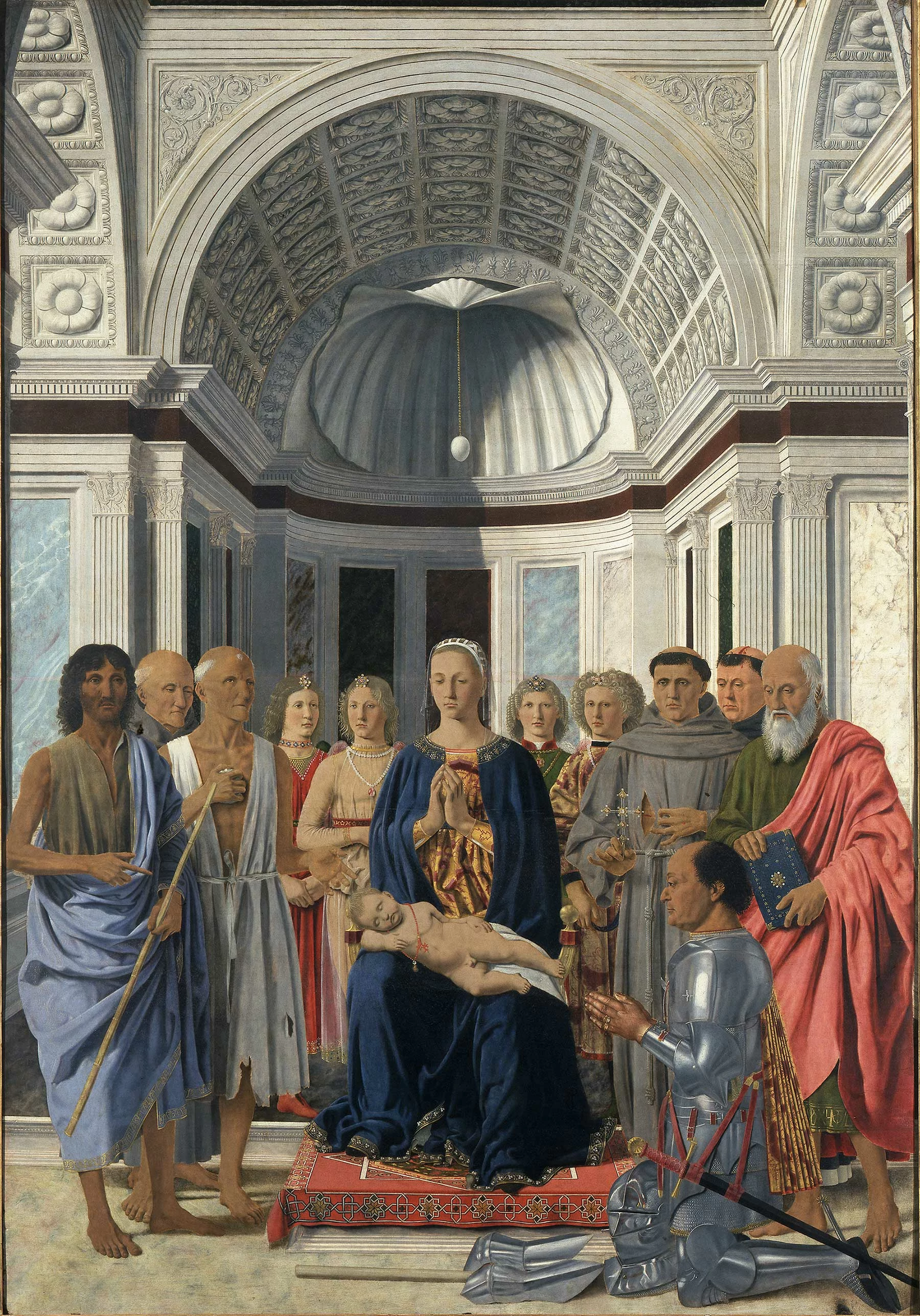 The Virgin with Child, Angels and Saints, Piero della Francesca