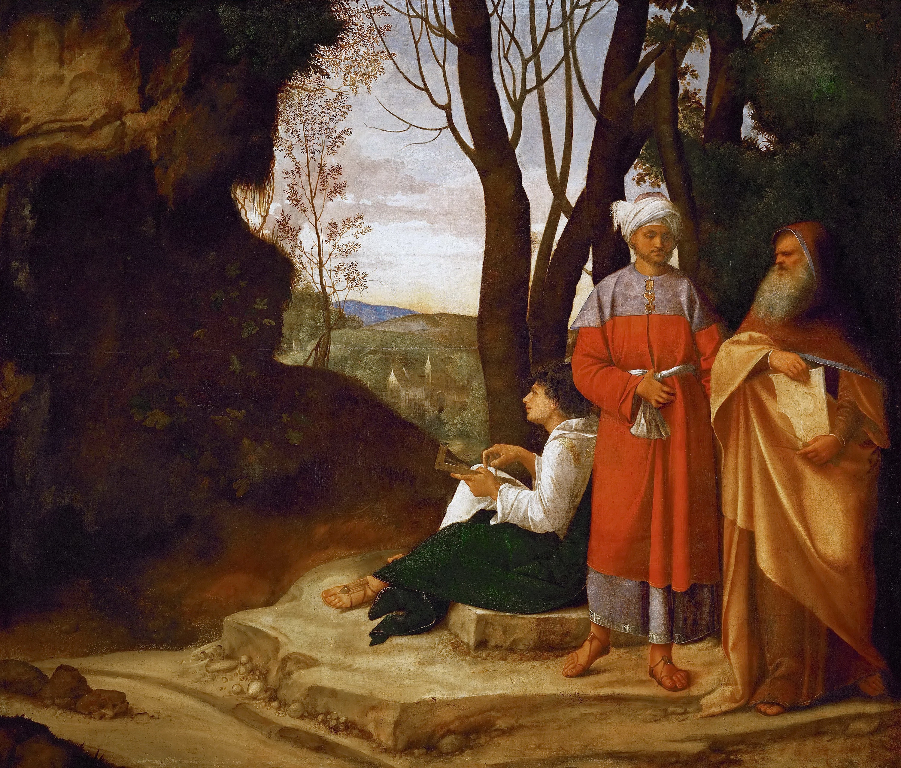 The Three Philosophers, Giorgione
