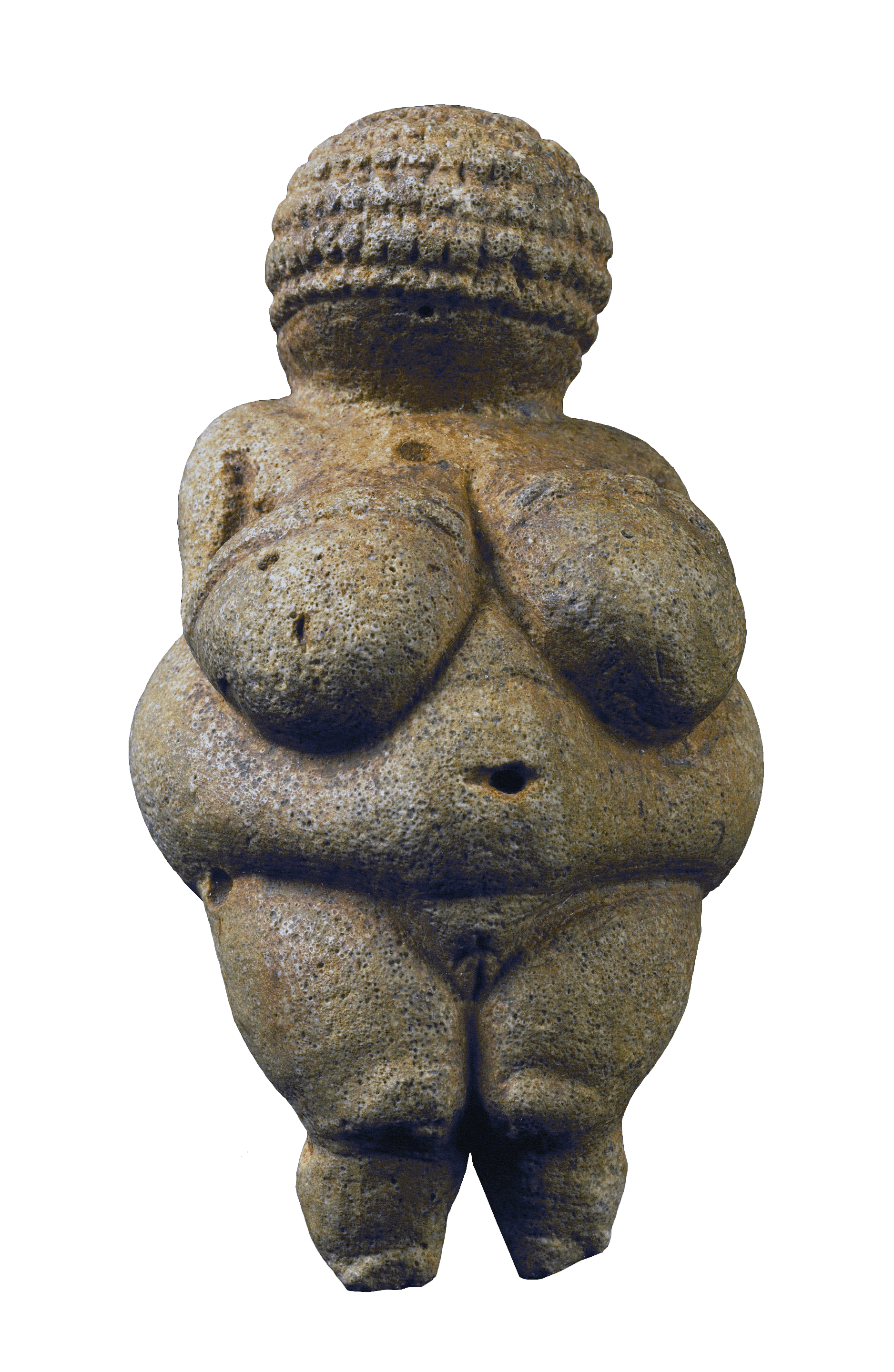 Venus of Willendorf, zoomed in