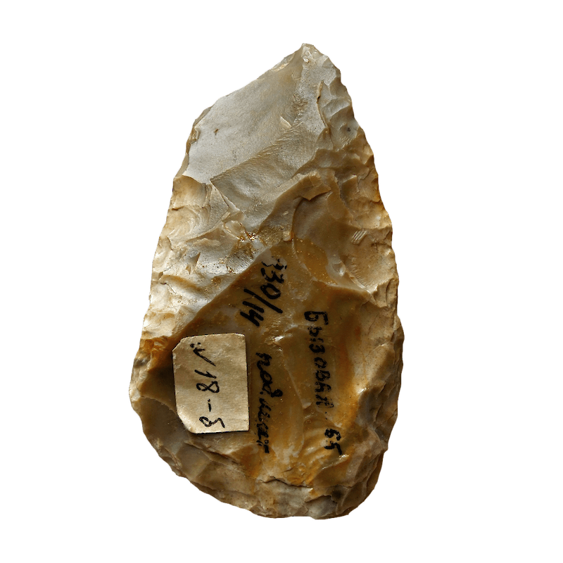 Keilmesser Stone Tool scale comparison