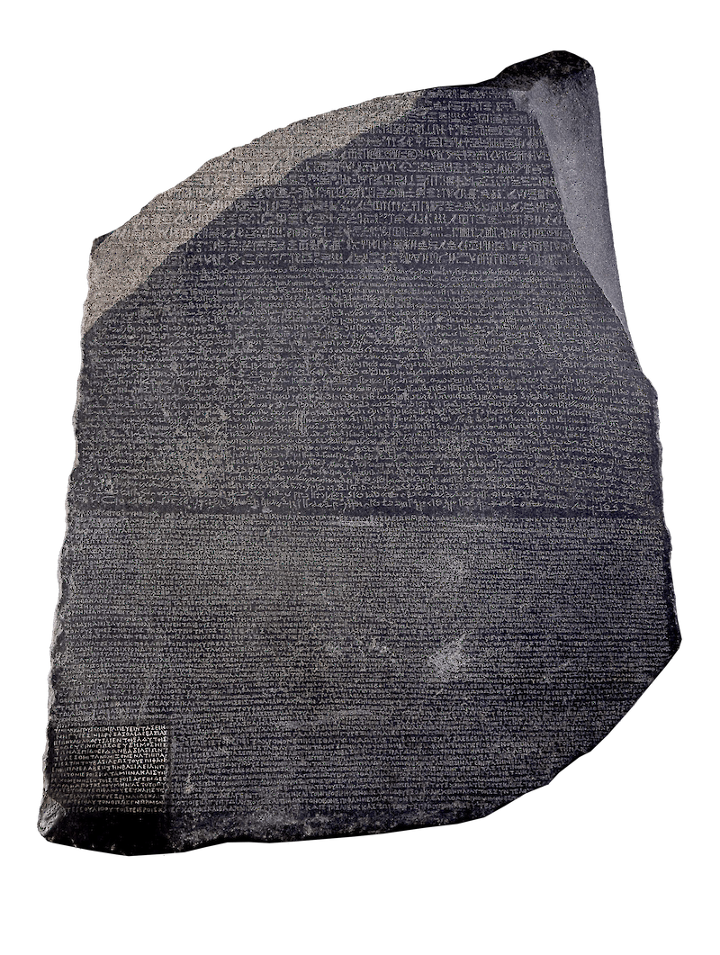 The Rosetta Stone scale comparison