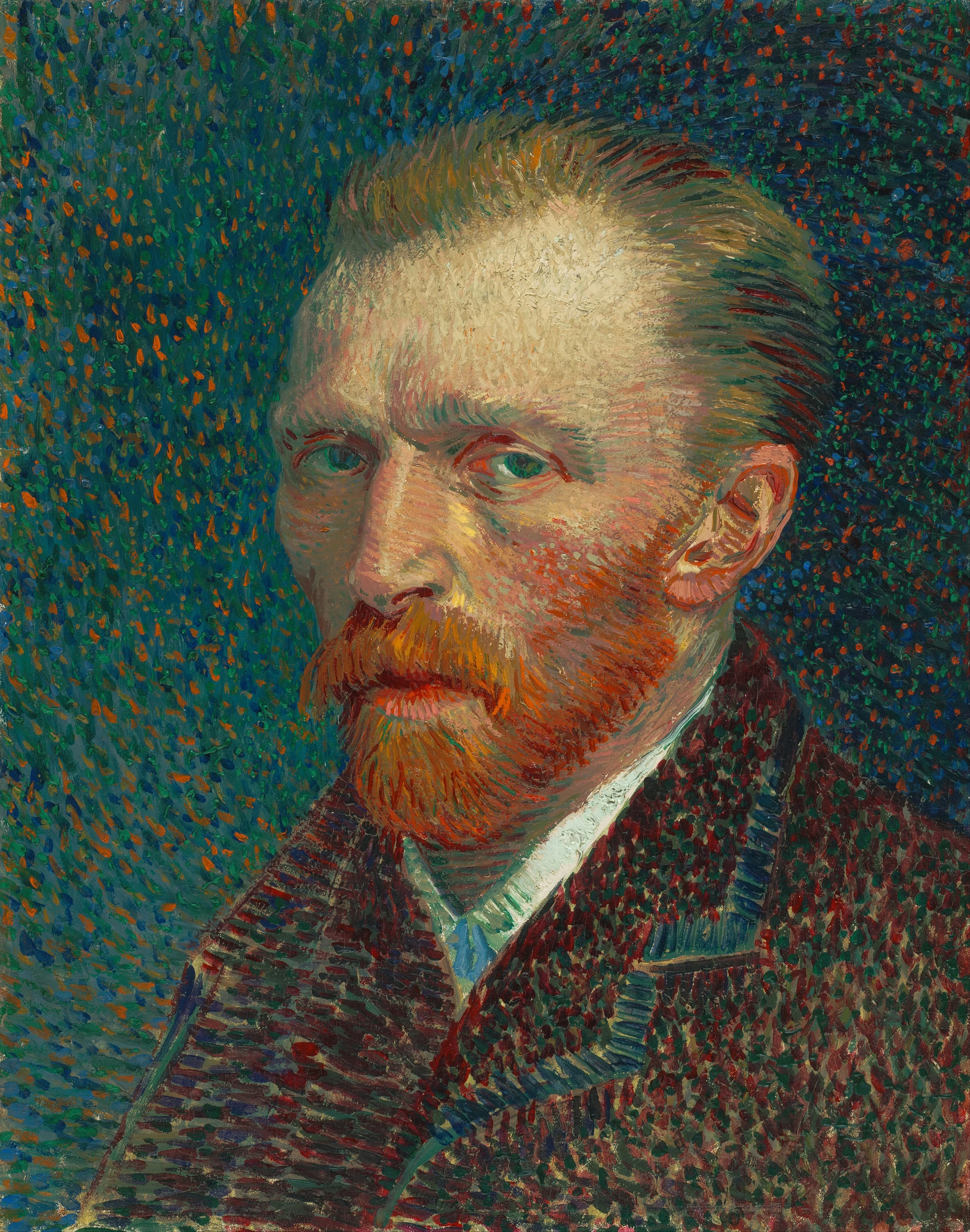 Self-Portrait 1887, Vincent Van Gogh