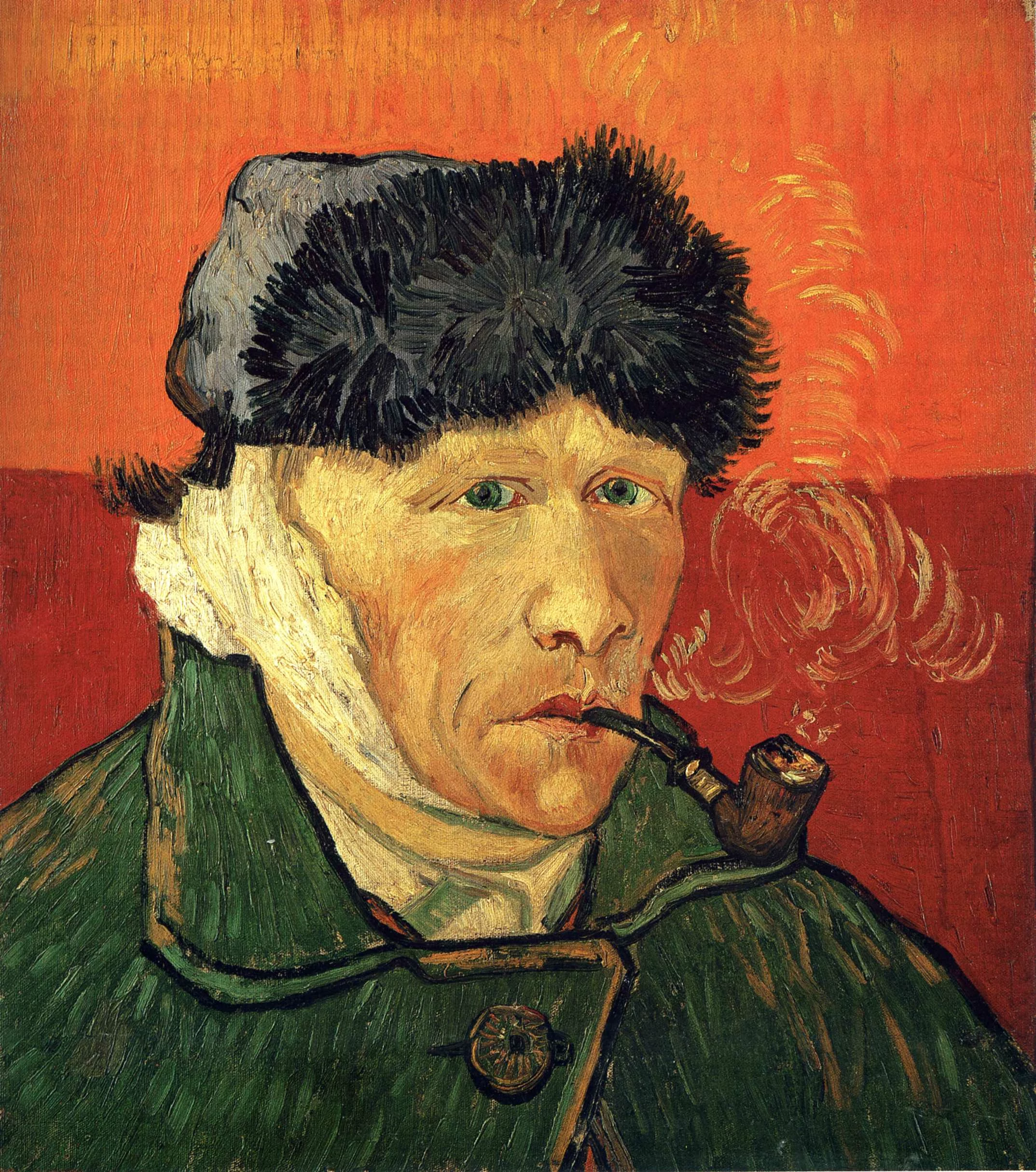 Self-Portrait With Bandaged Ear, Vincent Van Gogh