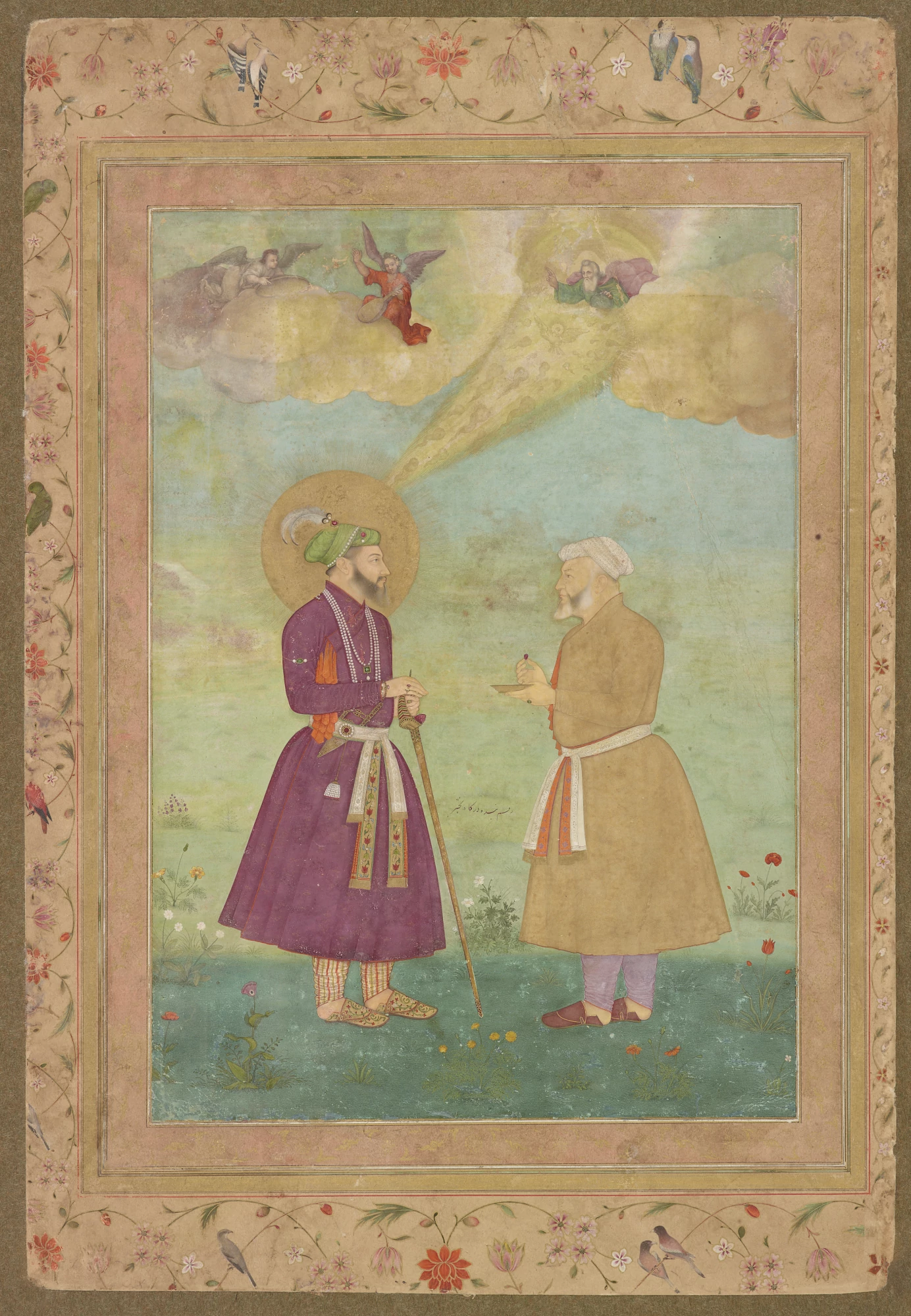 Shah Jahan with Asaf Khan, Bichitr