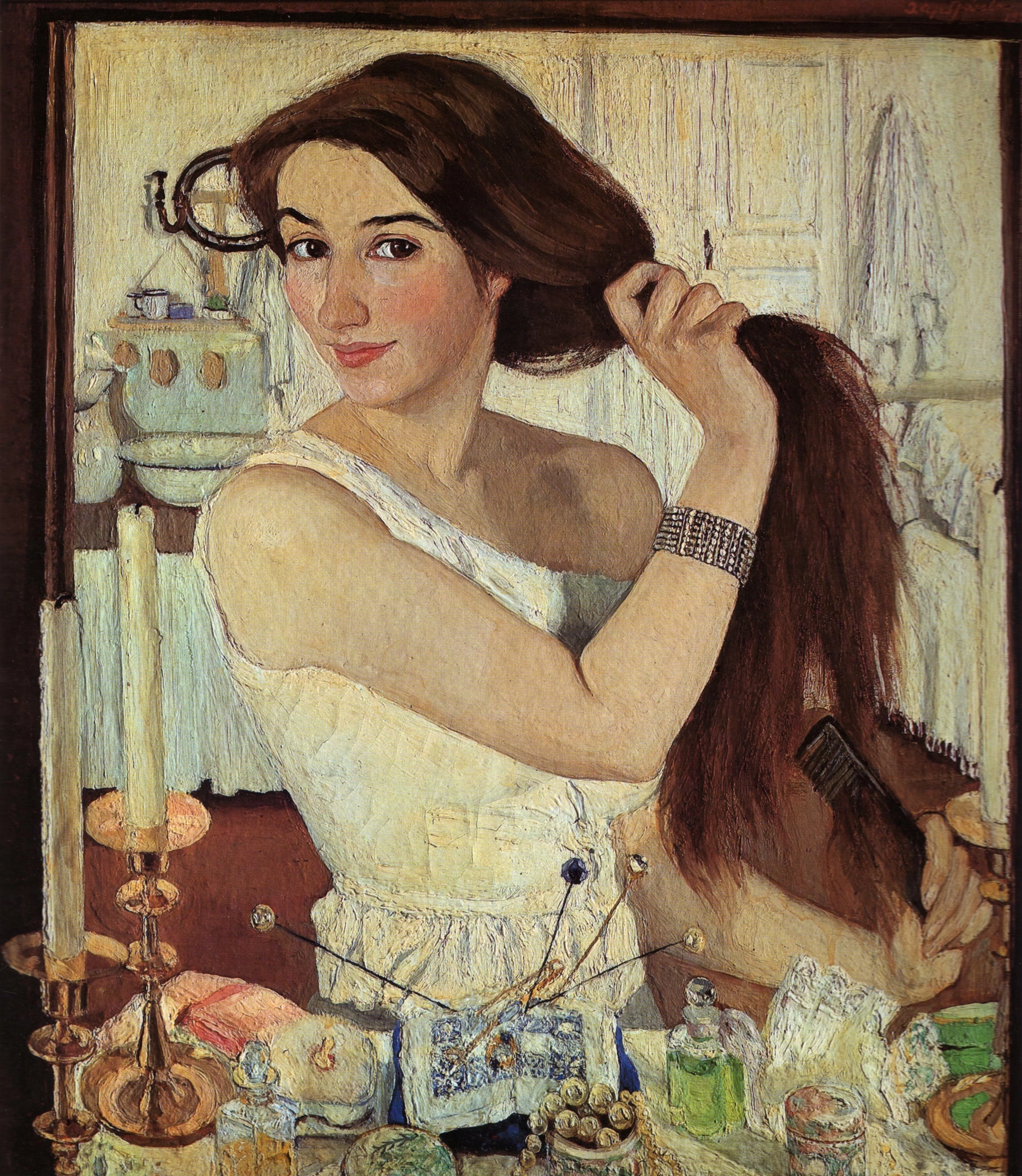 Self-portrait at the Dressing Table, Zinaida Serebriakova