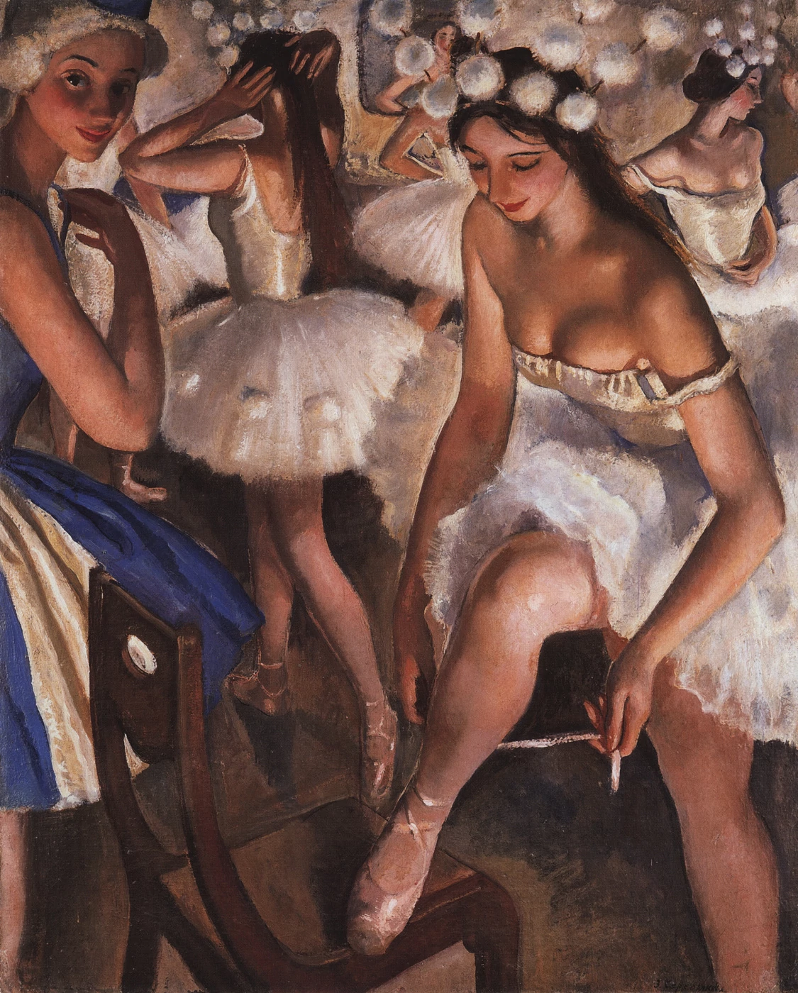 Ballerinas In The Dressing Room, Zinaida Serebriakova