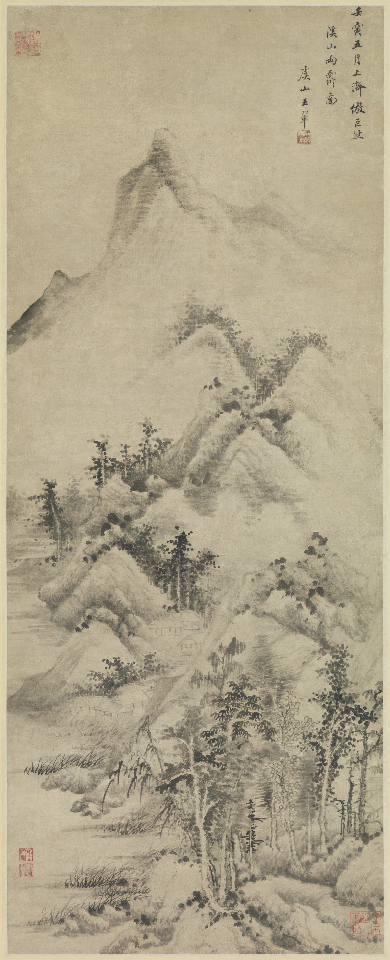 Clearing after Rain over Streams and Mountains, Wang Hui (王翚)