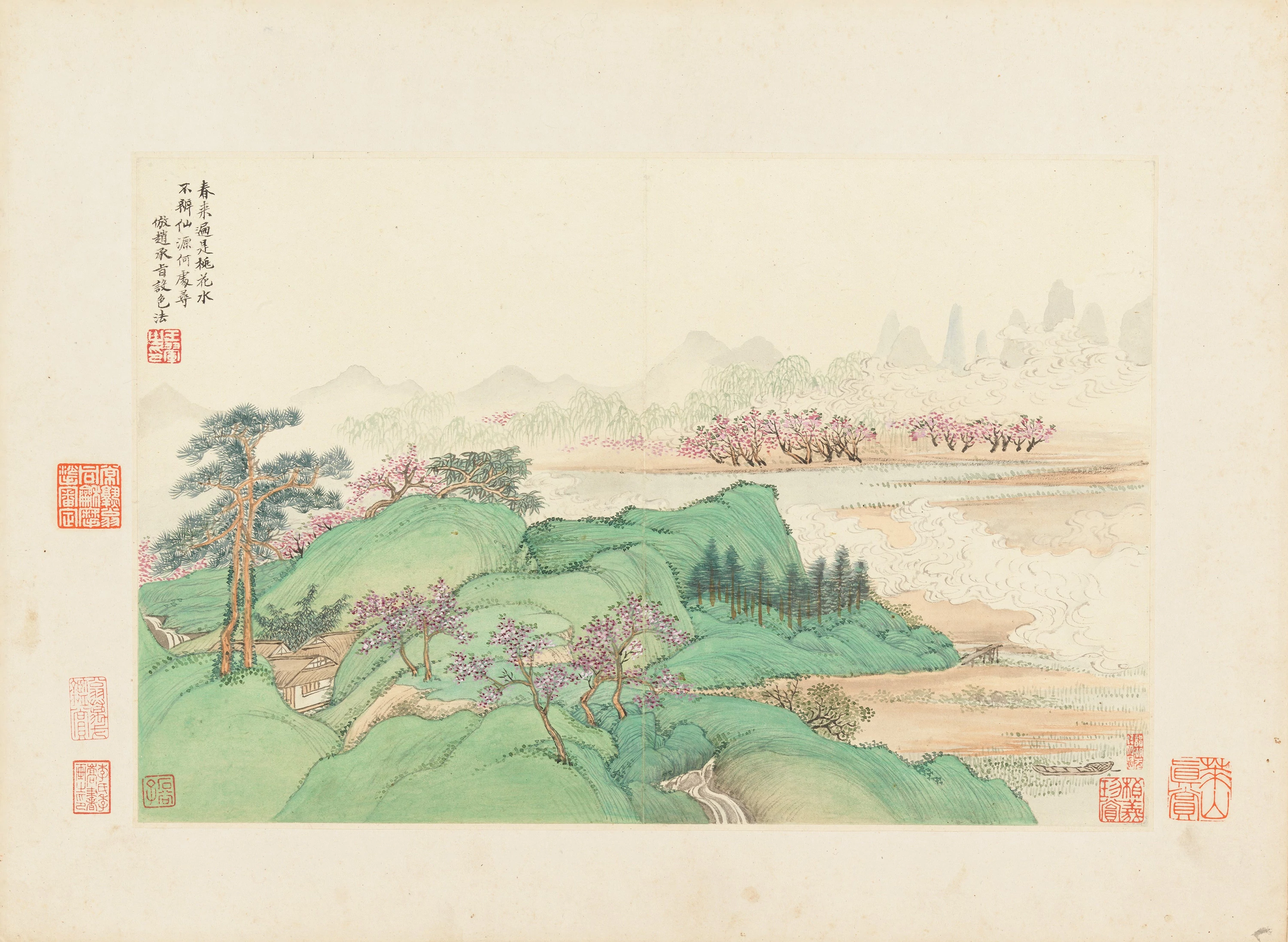 Landscapes 7, 仿古山水圖, Wang Hui (王翚)