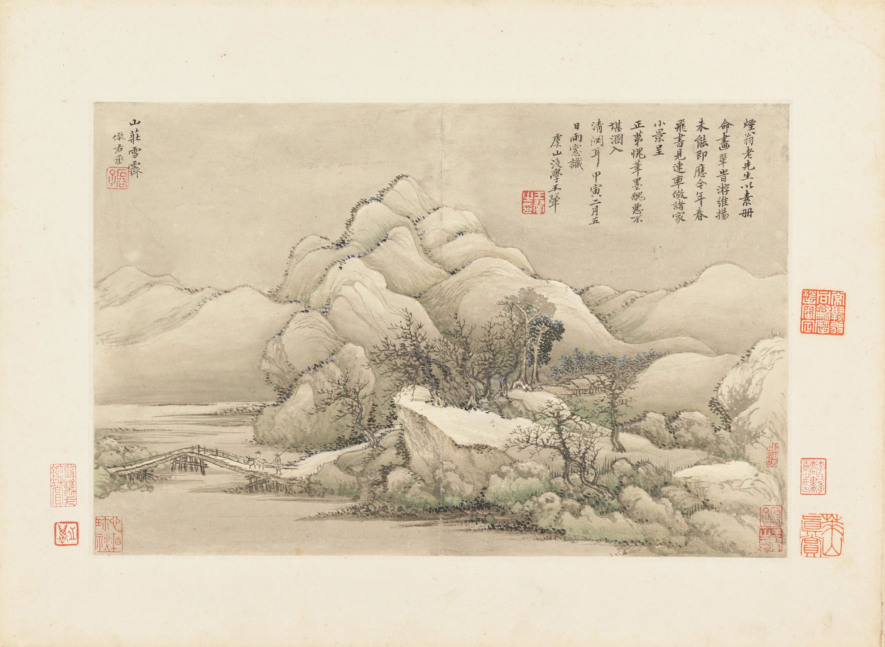 Landscapes 10, 仿古山水圖, Wang Hui (王翚)
