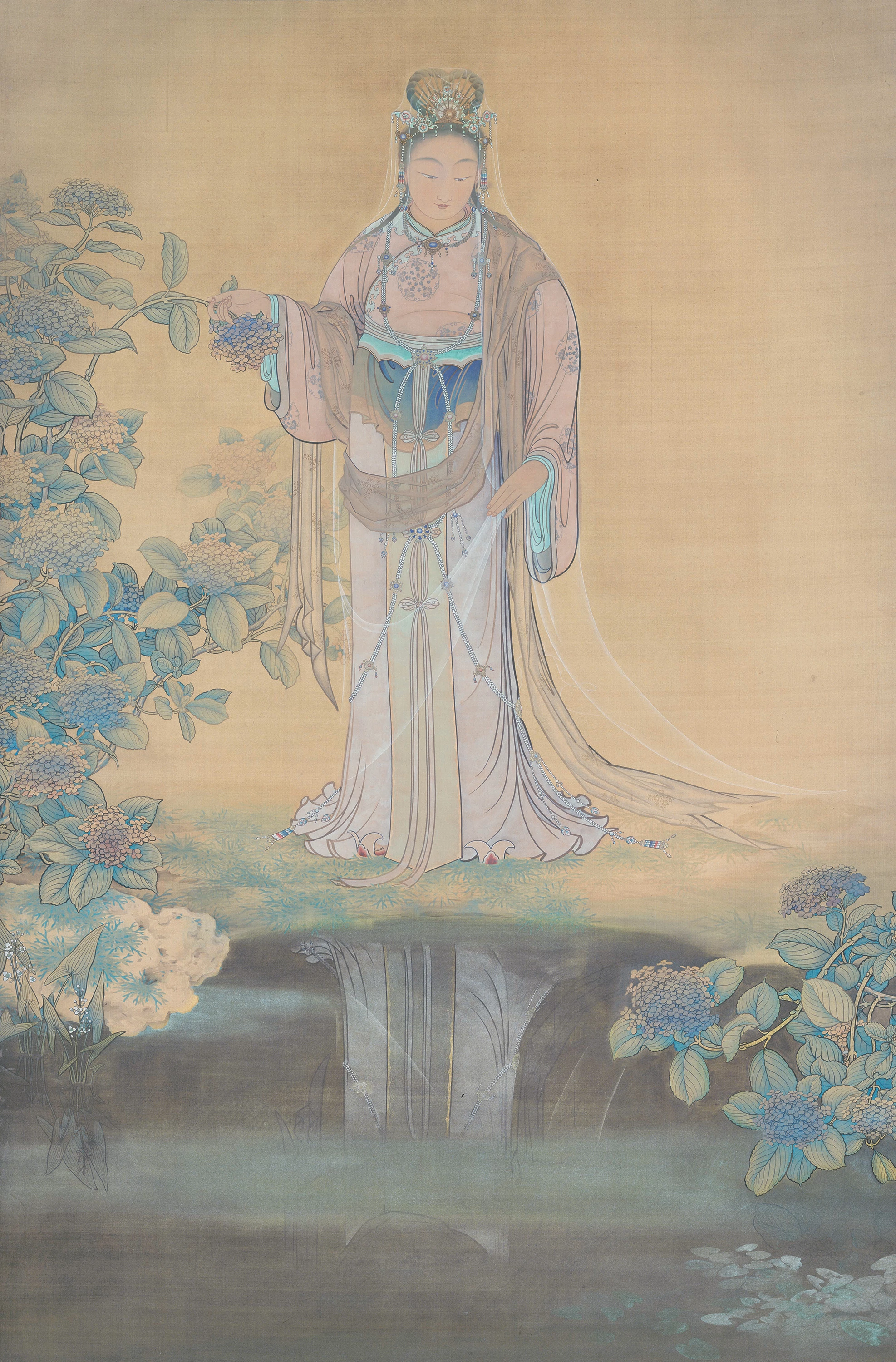 Reflection in the Water, Hishida Shunsō