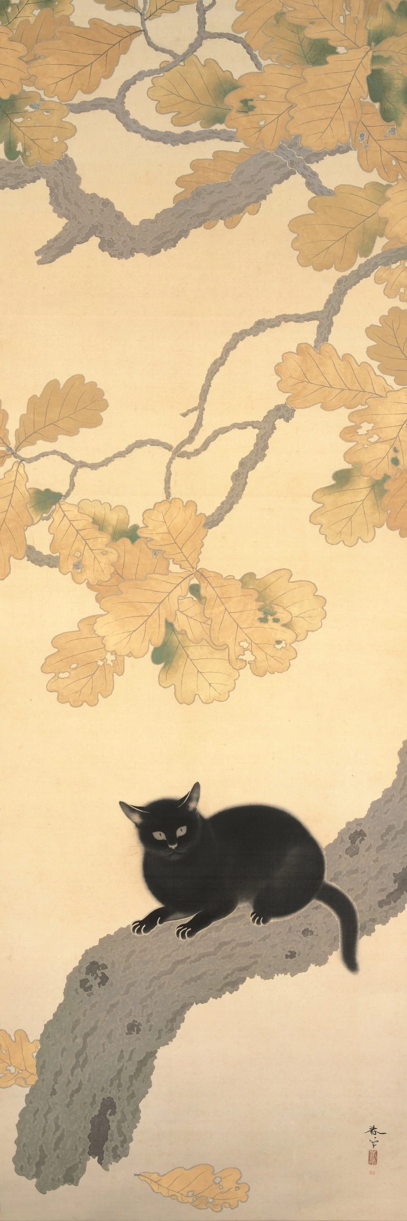 Black Cat, 黒き猫, Hishida Shunsō