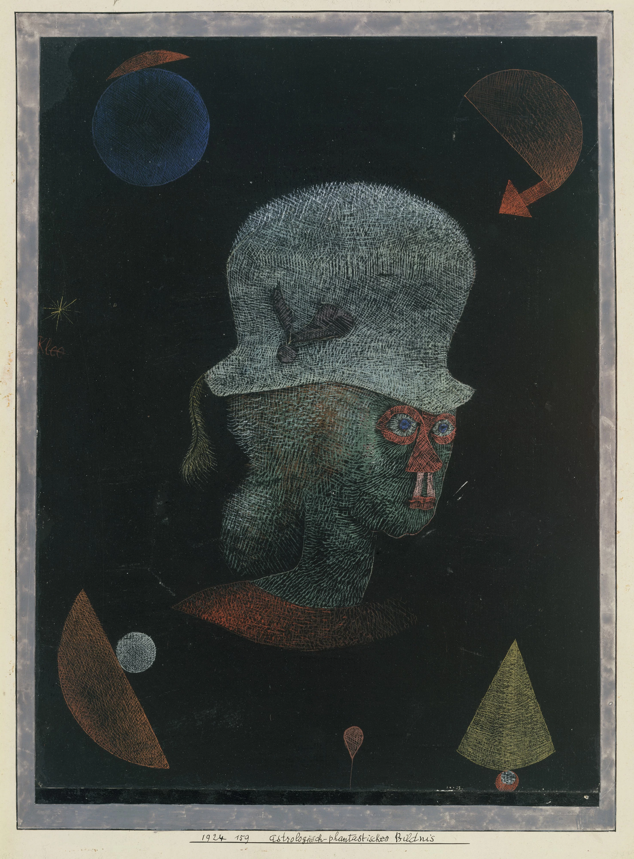 Astrological Fantasy Portrait, Paul Klee