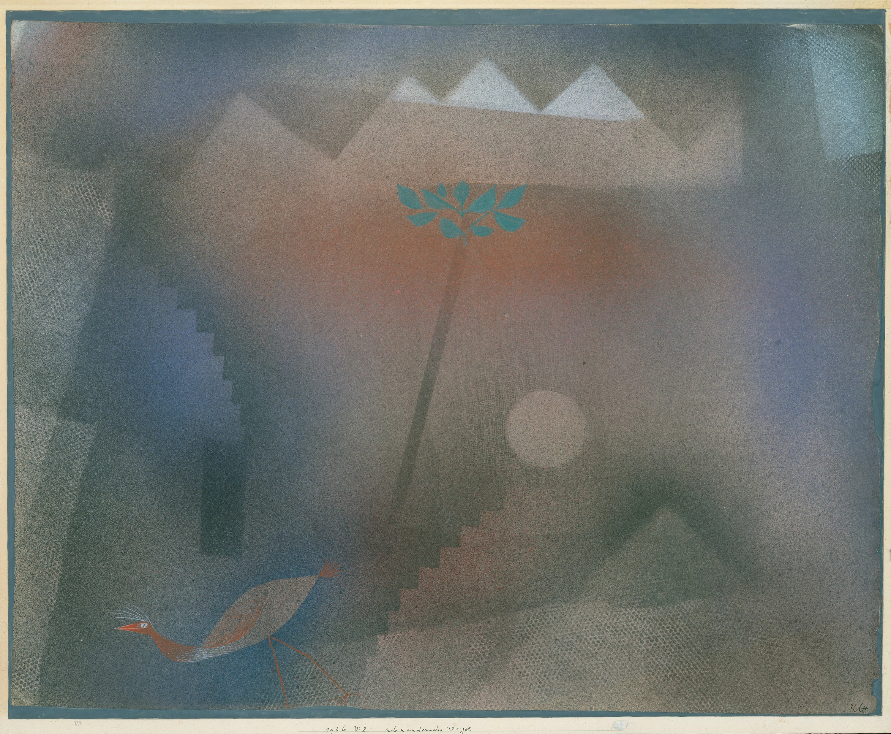 Bird Wandering Off, Paul Klee