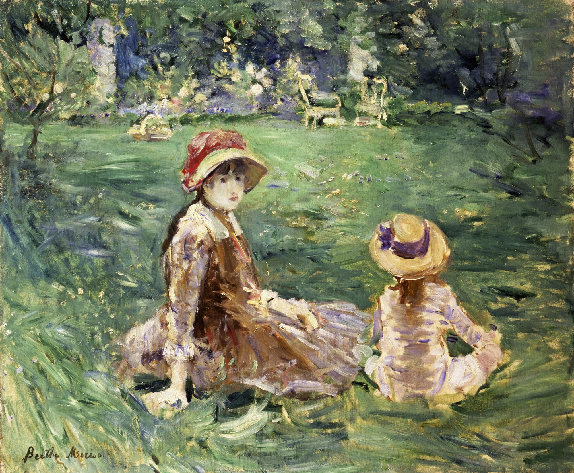 In the Garden at Maurecourt, Berthe Morisot