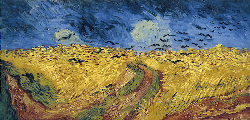 Wheatfield with Crows scale comparison