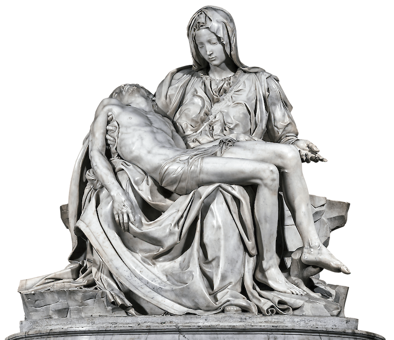 Pietà scale comparison