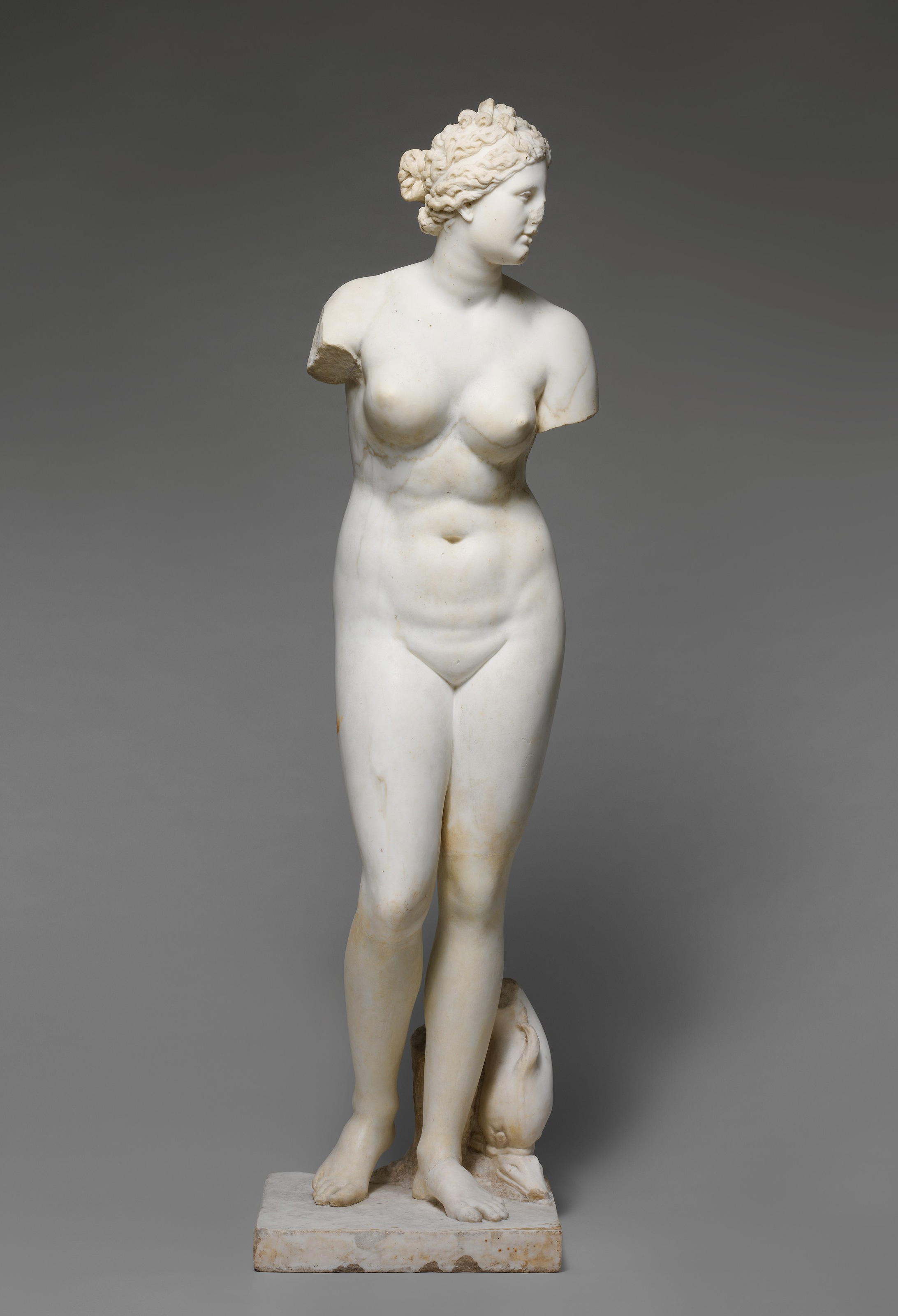 Statue of Aphrodite, zoomed in