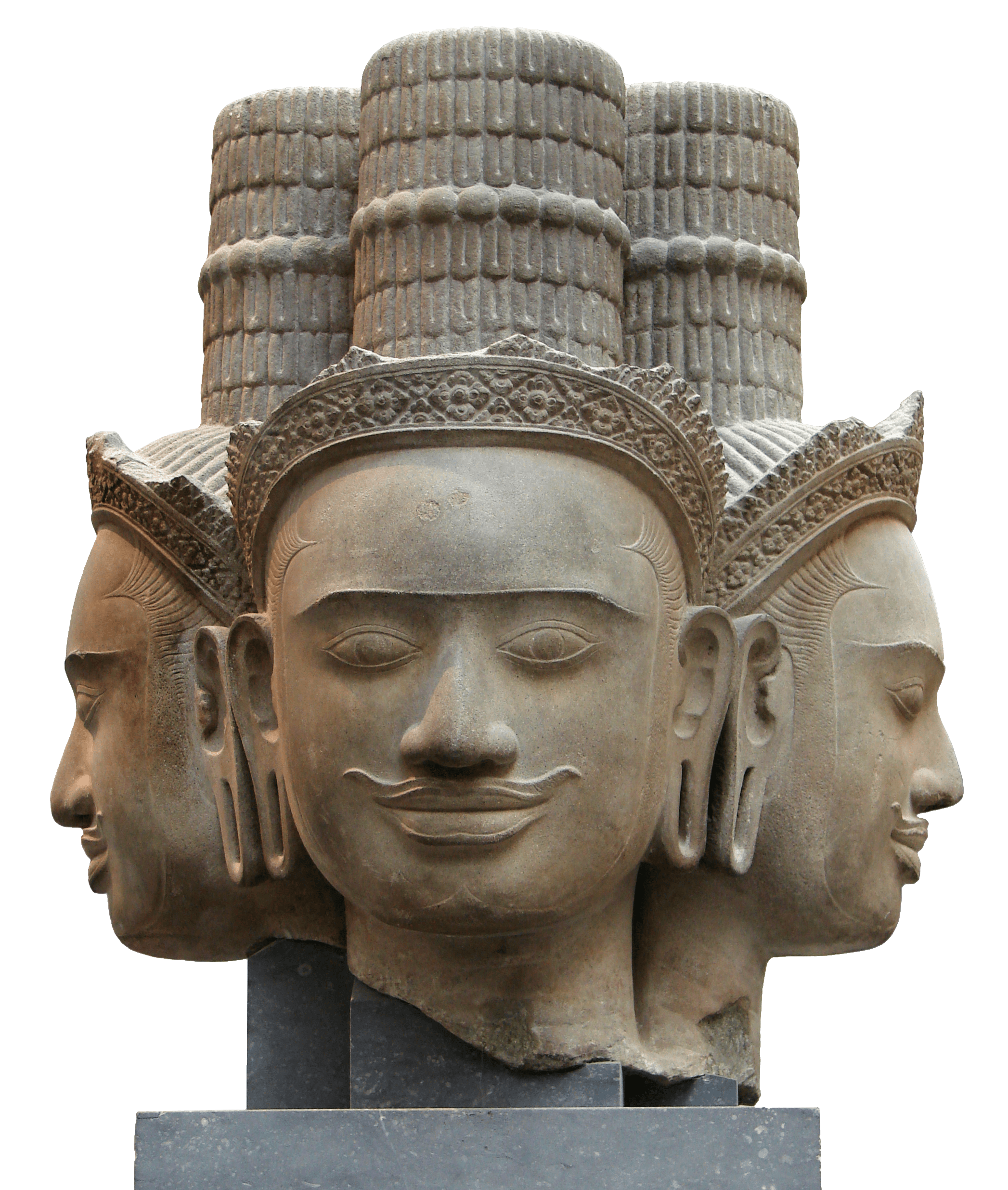 Head of Brahma, zoomed in
