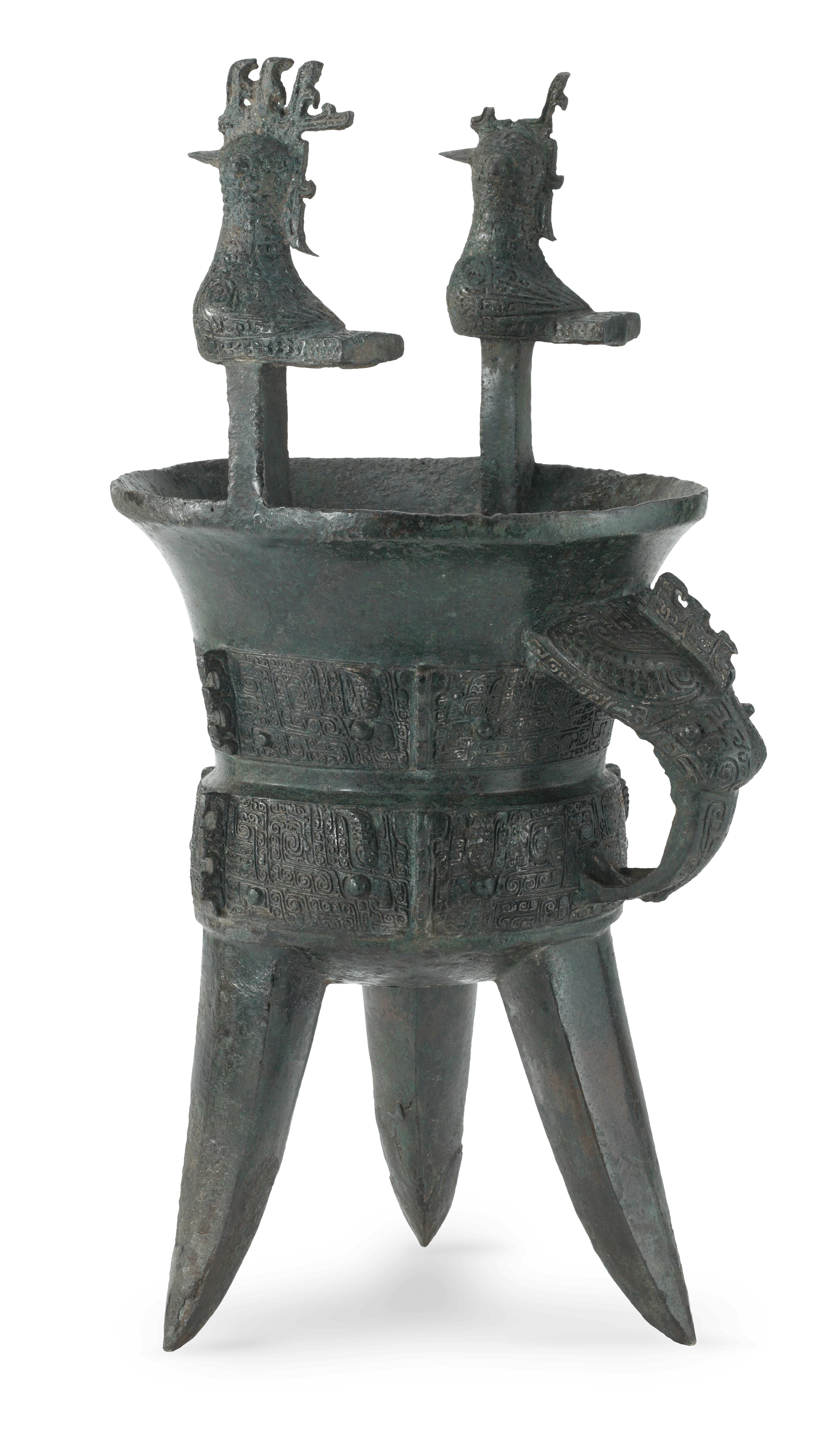 Ritual wine warmer (Jia), Ancient China