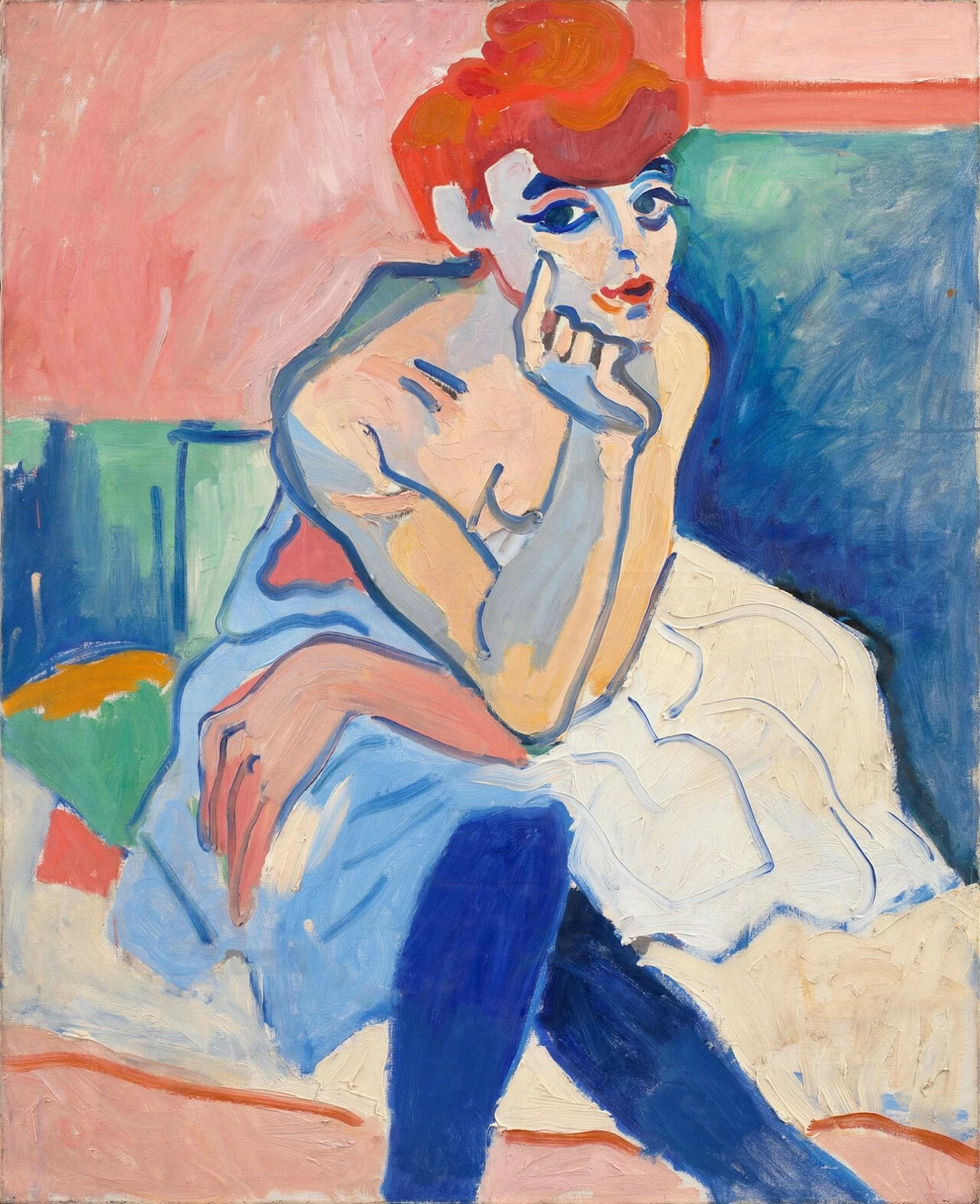 Woman in a Chemise, André Derain