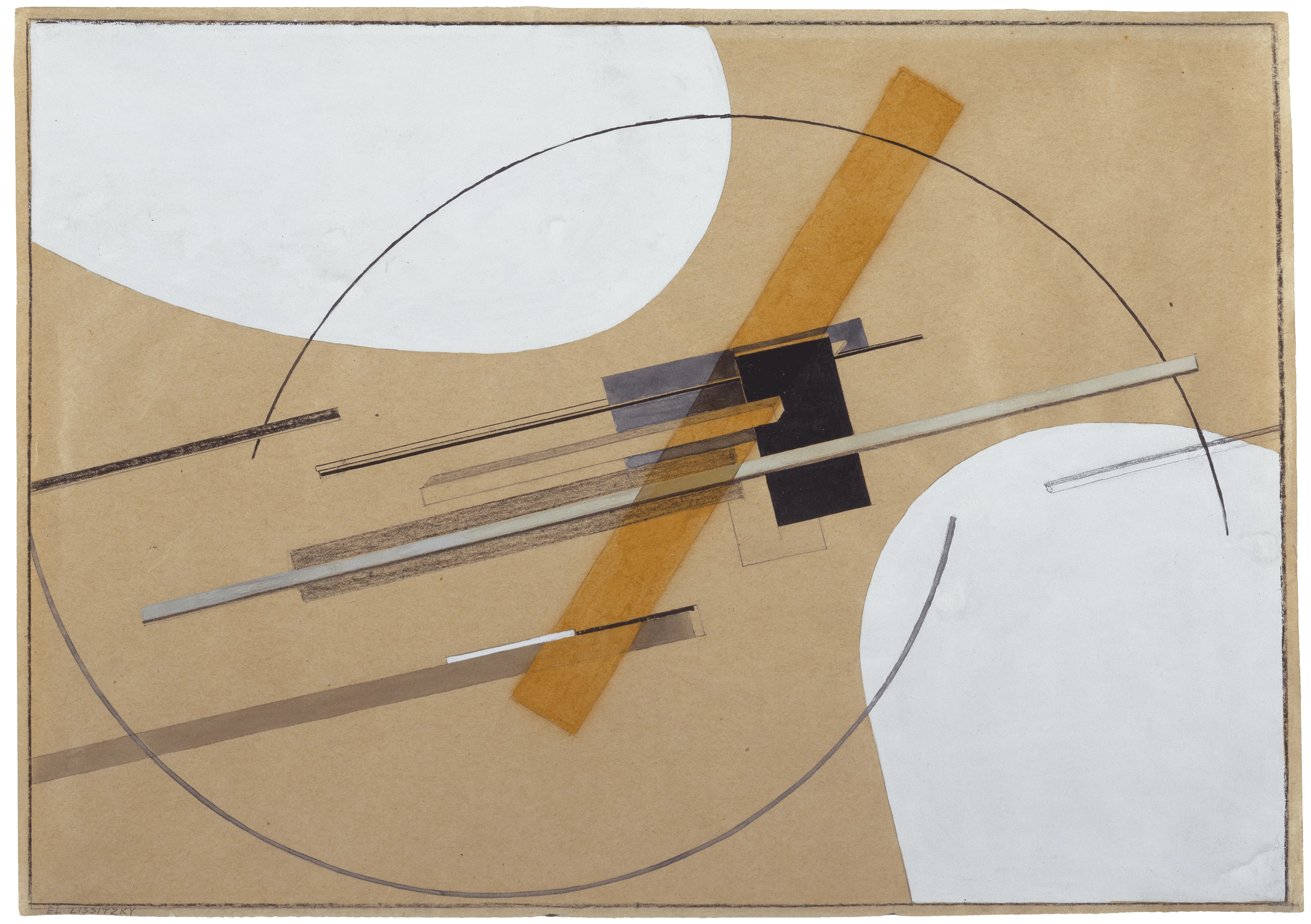 Study for Proun S.K., El Lissitzky