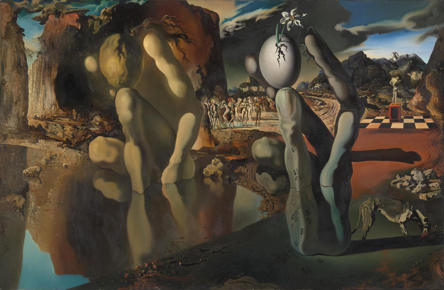 Metamorphosis of Narcissus, Salvador Dalí
