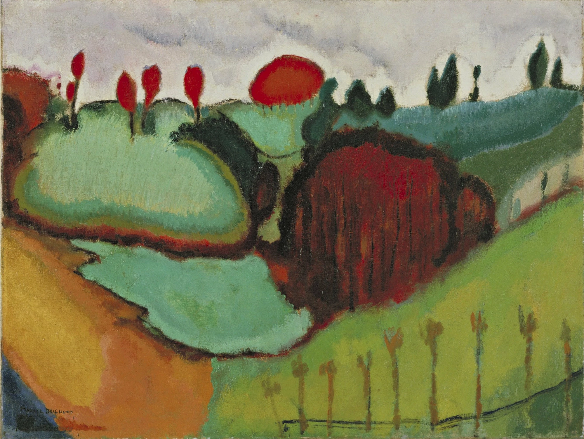 Landscape, Marcel Duchamp