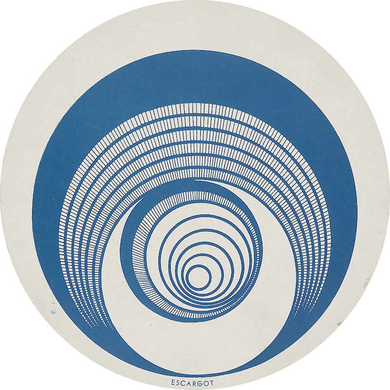 Rotorelief 1 (Optical Disks) scale comparison