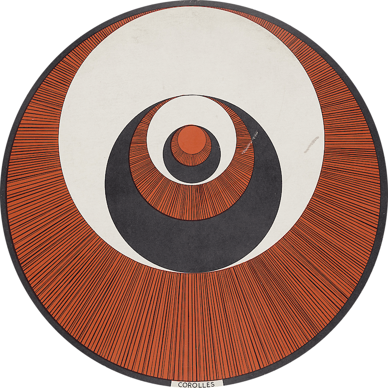 Rotorelief 2 (Optical Disks) scale comparison