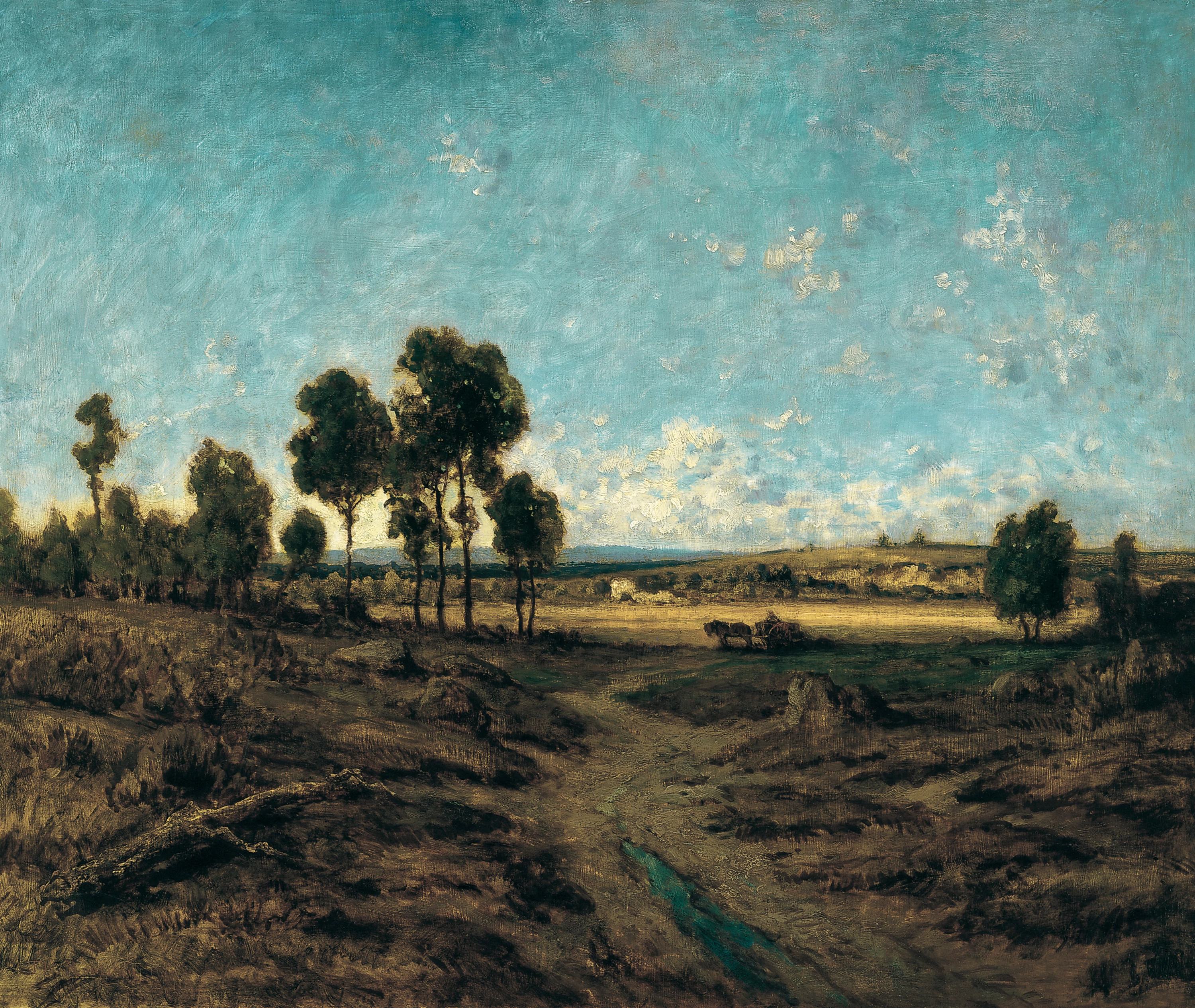 View of the Plain of Montmartre, Théodore Rousseau