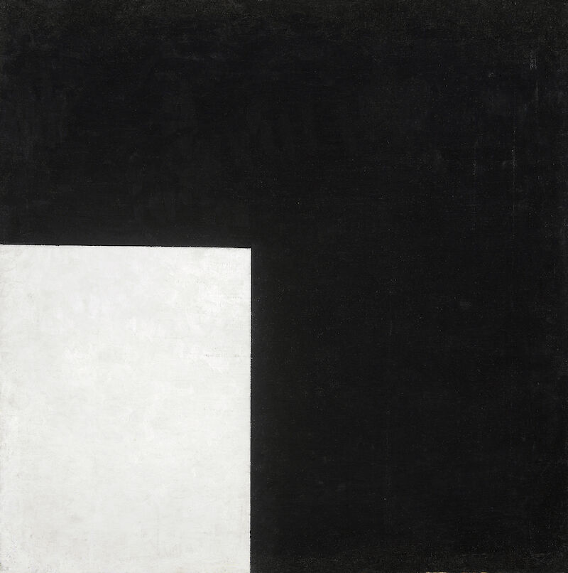 Black and White, Suprematist Composition scale comparison