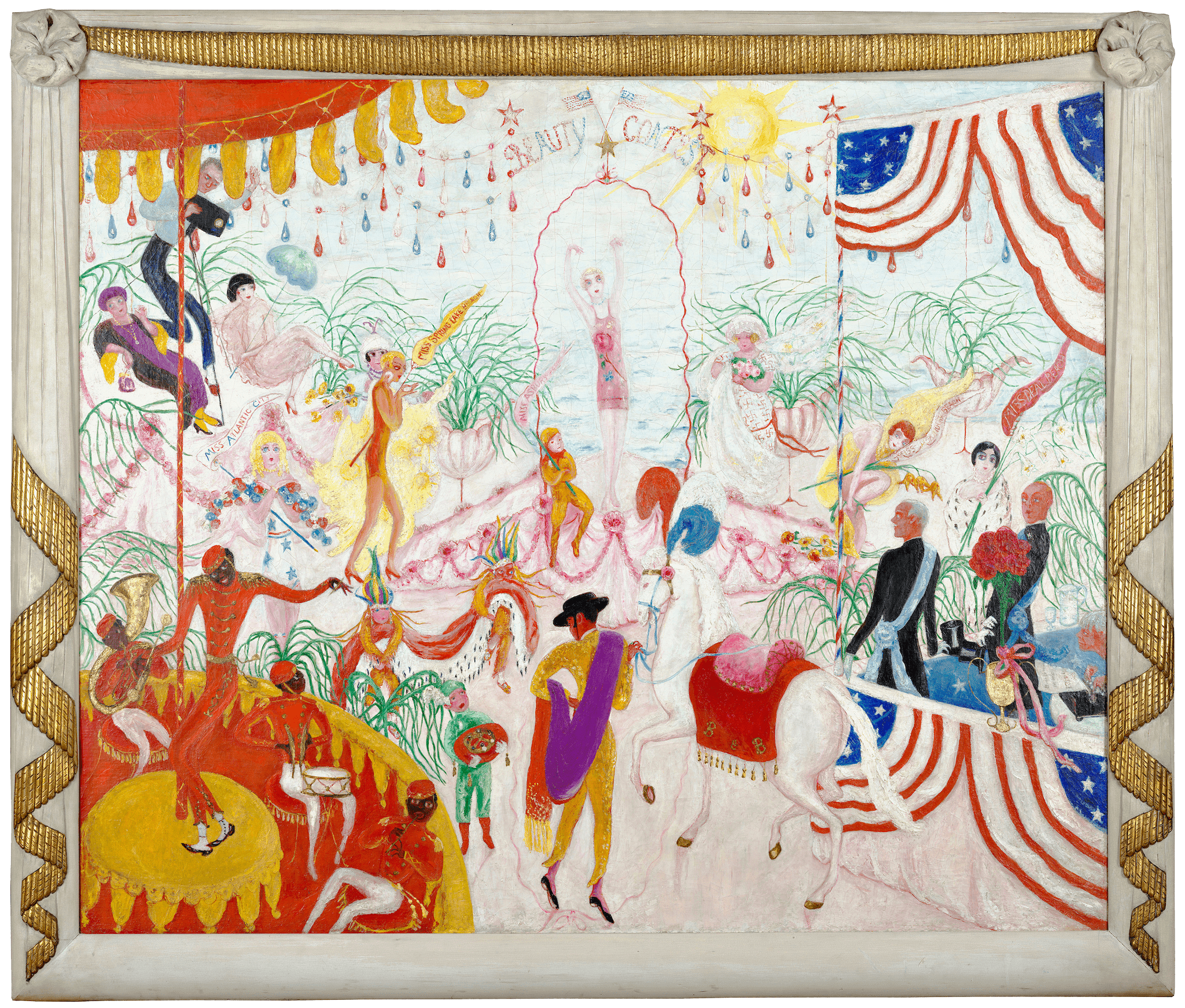 Beauty Contest: To the Memory of P.T. Barnum, zoomed in