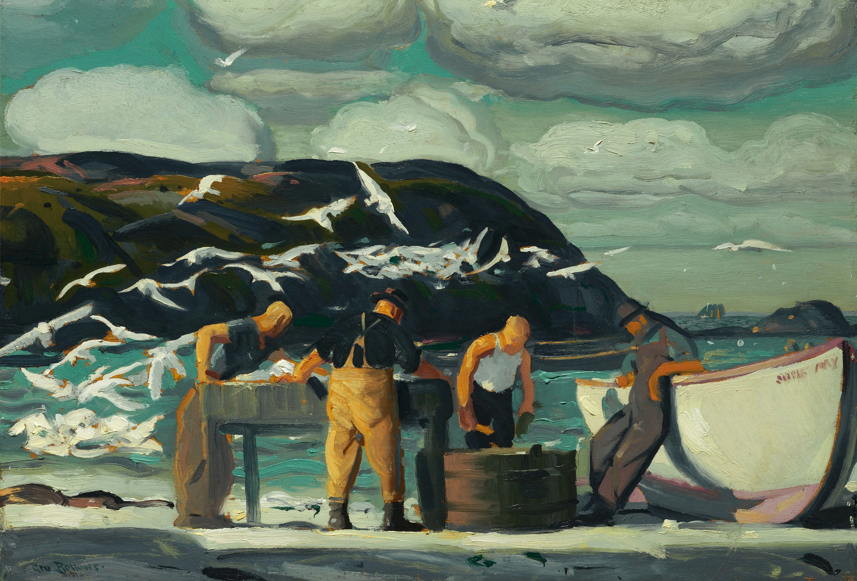 Cleaning Fish, George Bellows