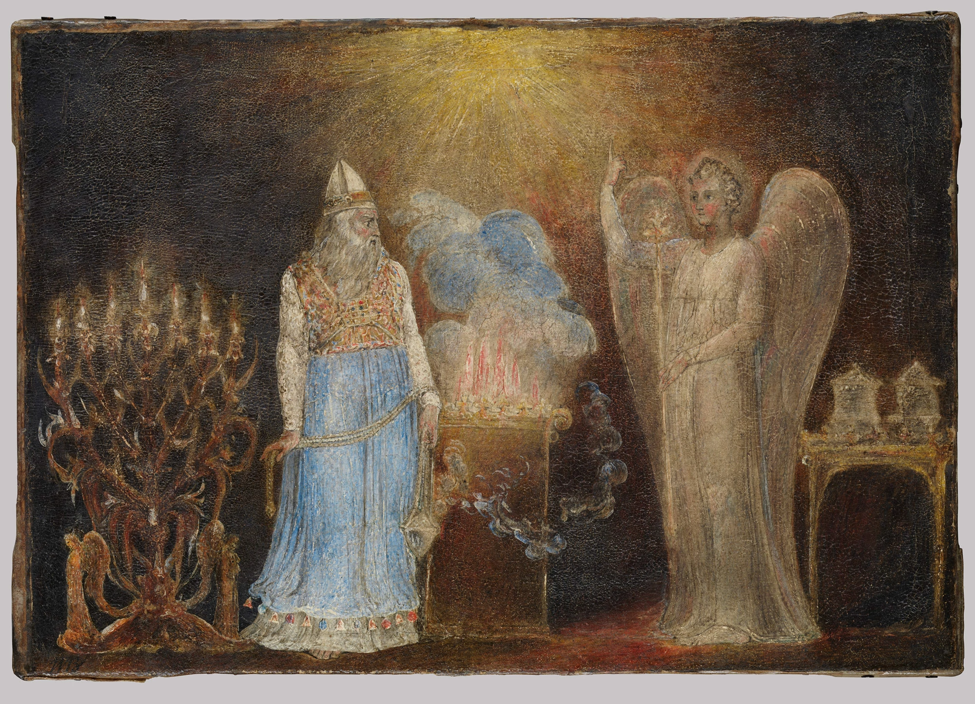 The Angel Appearing to Zacharias, William Blake