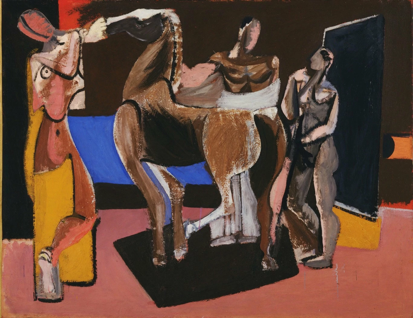 Composition: Horse and Figures, Arshile Gorky