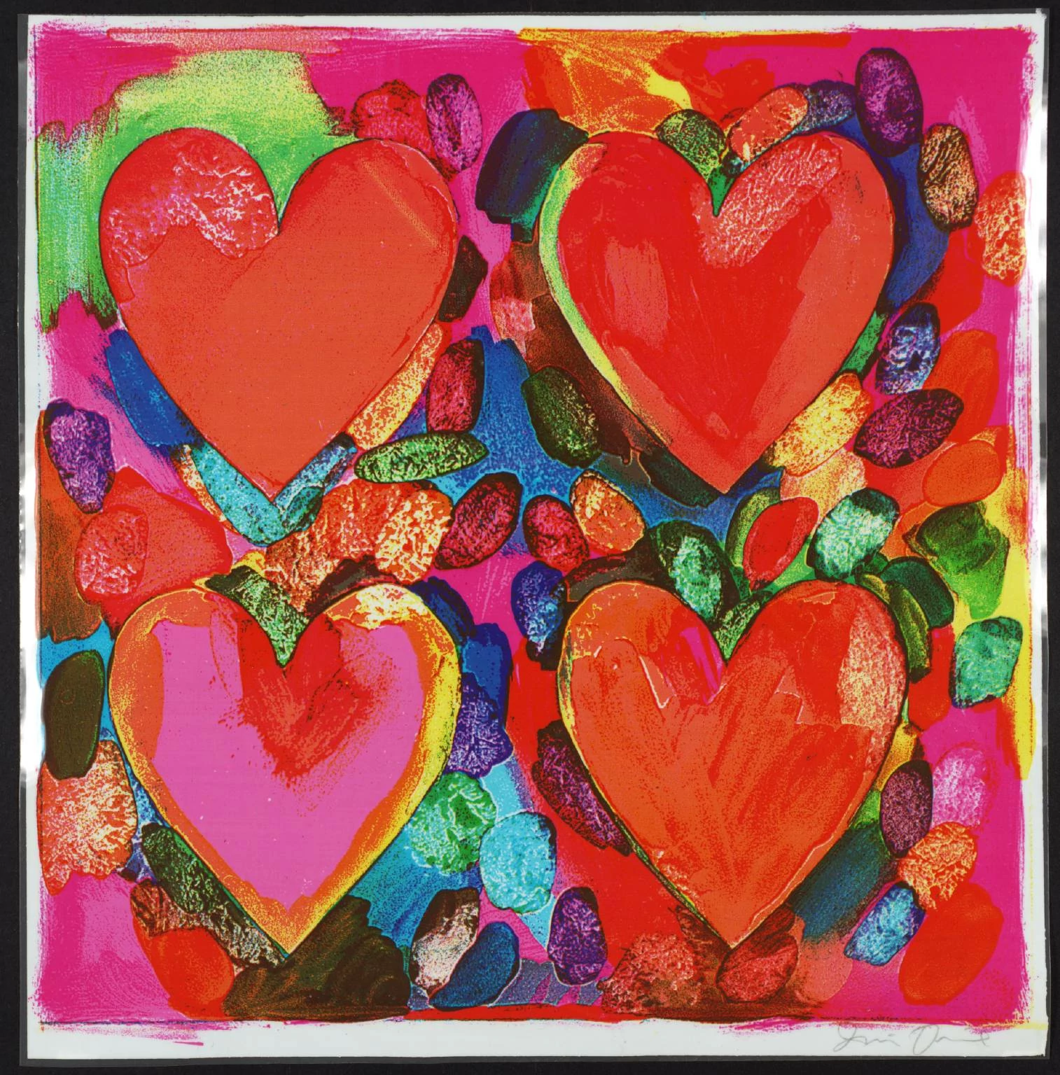 Four Hearts, Jim Dine