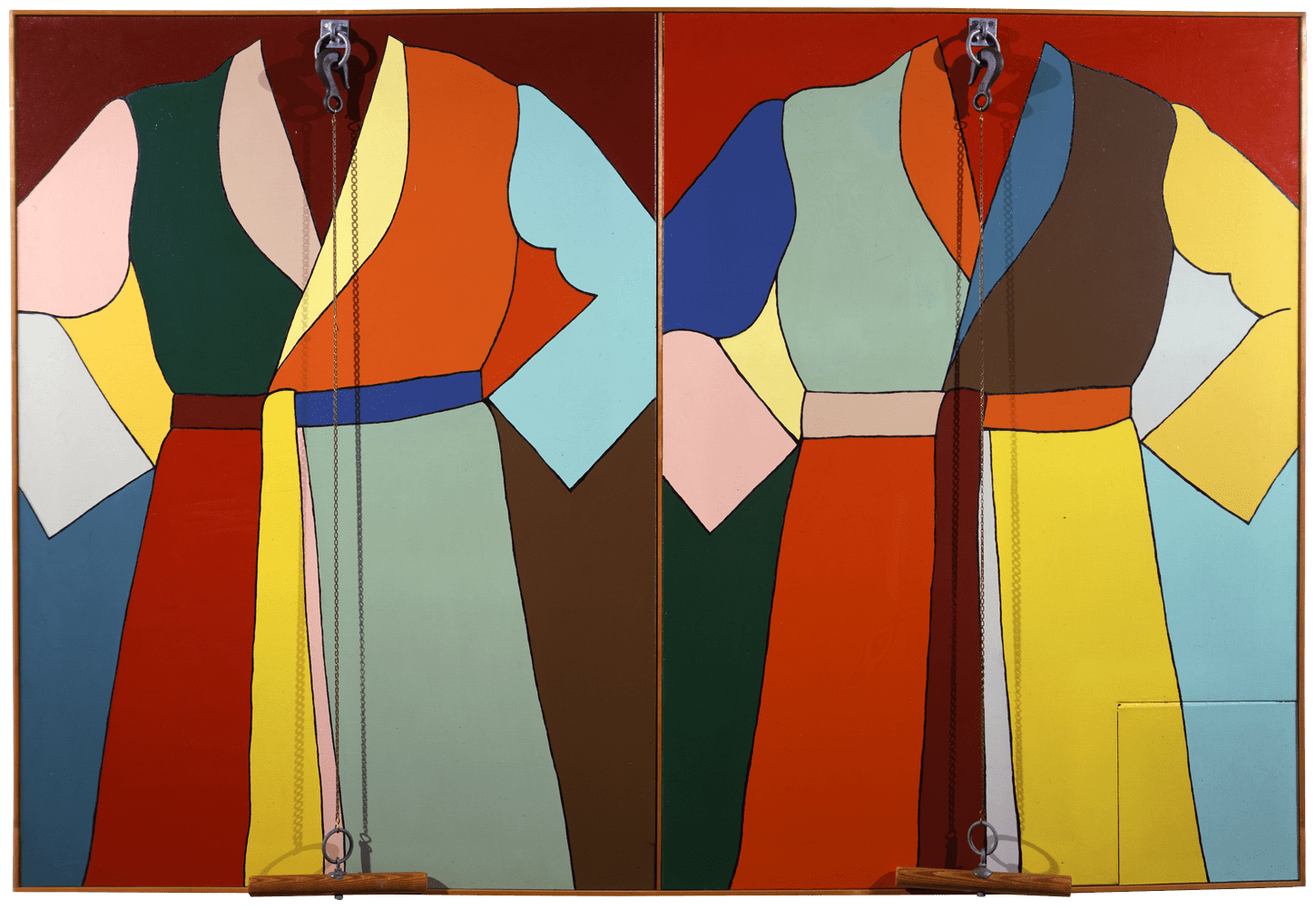 Double Isometric Self-Portrait, zoomed in