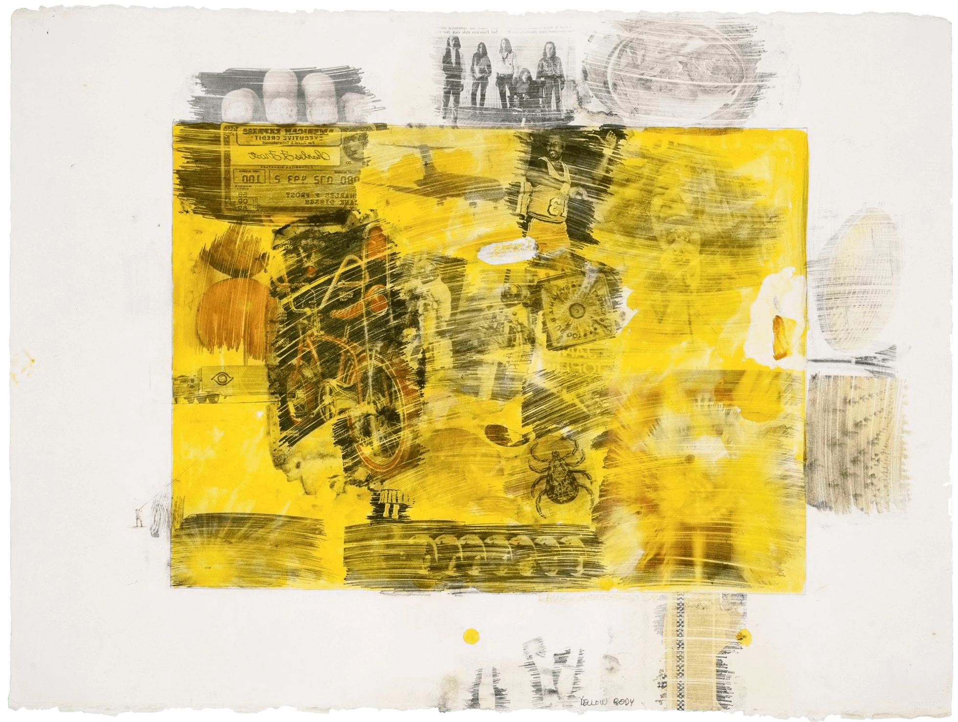 Yellow Body, Robert Rauschenberg