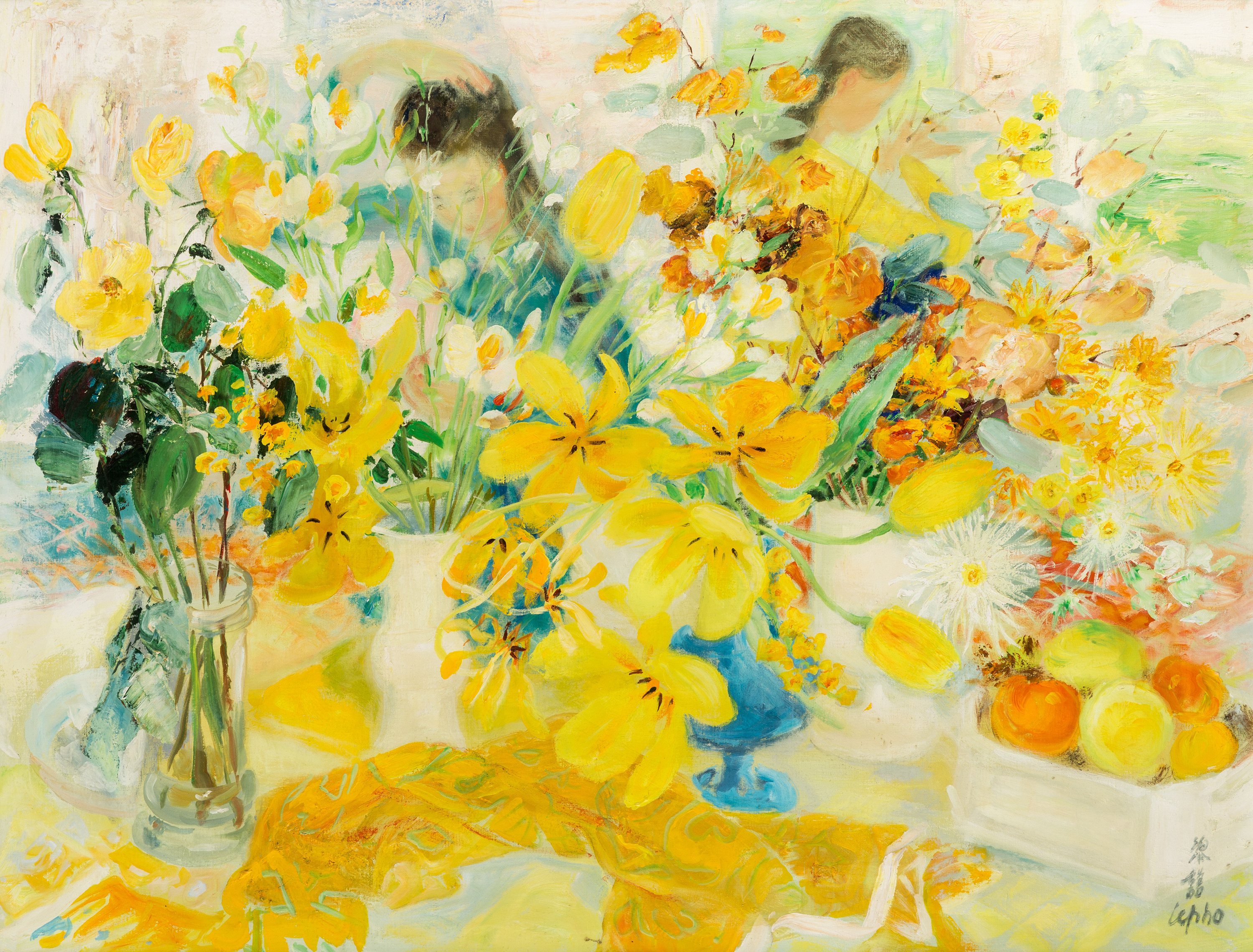 In the Garden, zoomed in