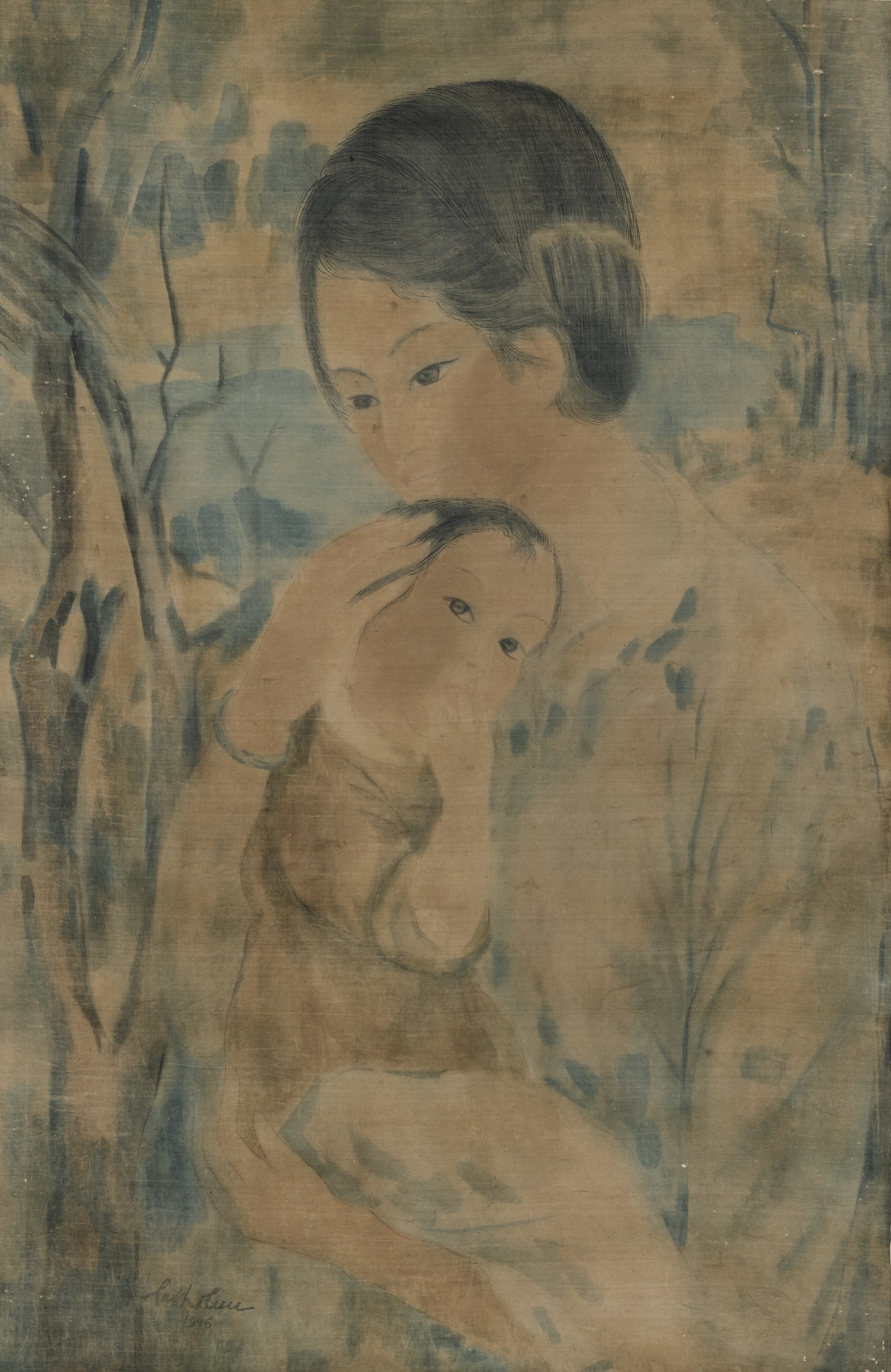 Maternity, zoomed in