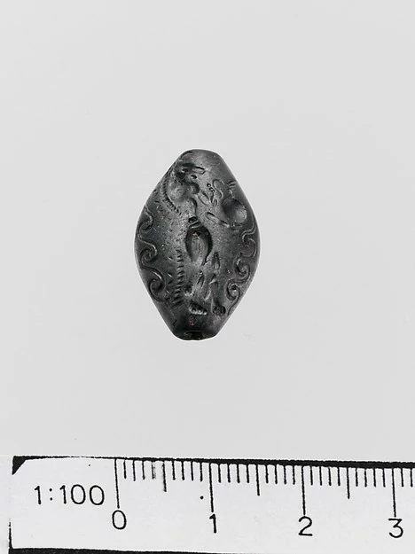 Haematite Amygdaloid Seal, Aegean Civilizations