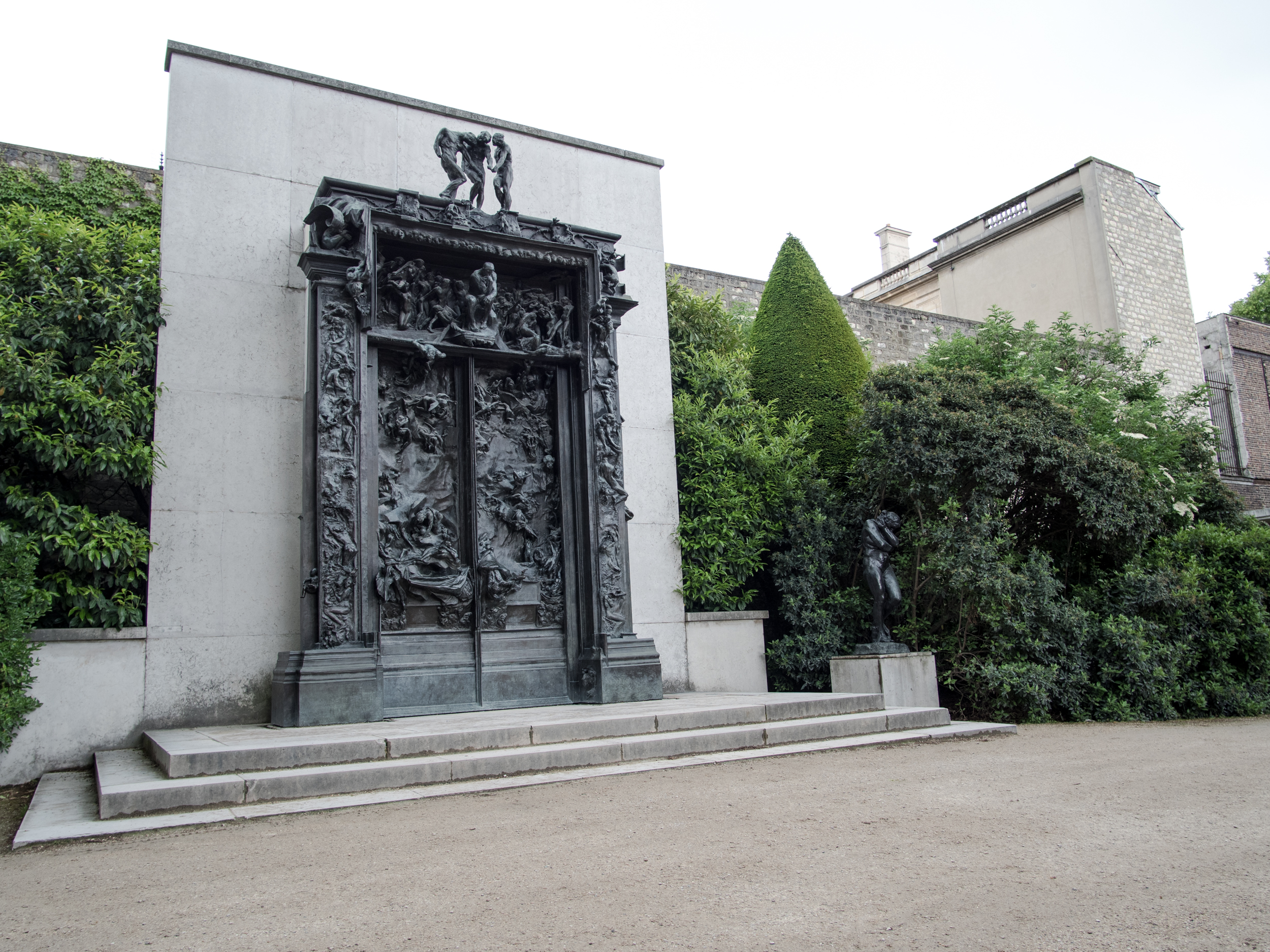 The Gates of Hell, zoomed in