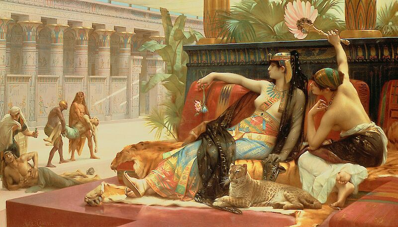 Cleopatra Testing Poisons on Condemned Prisoners scale comparison