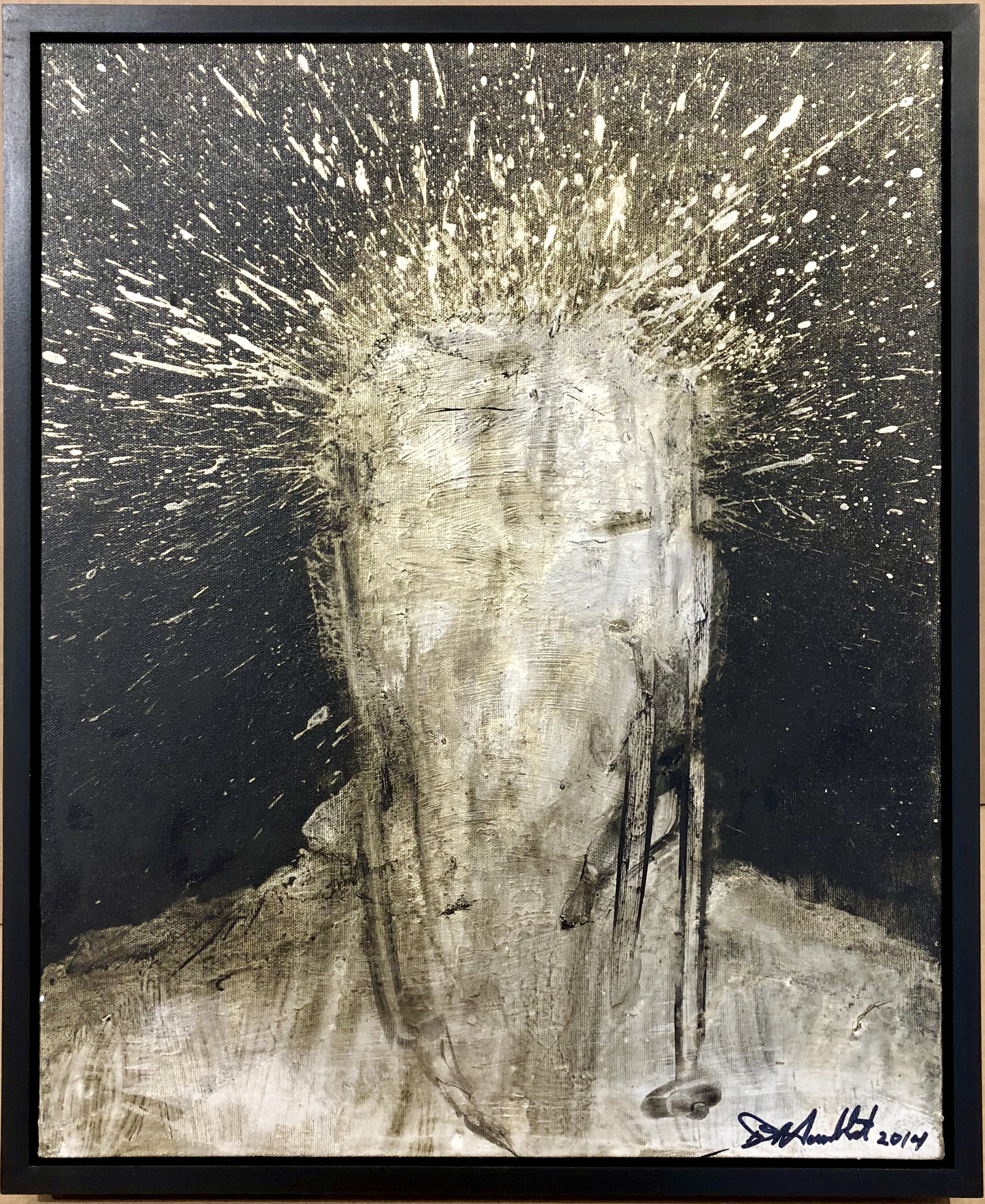 Shadow Head Portrait, zoomed in